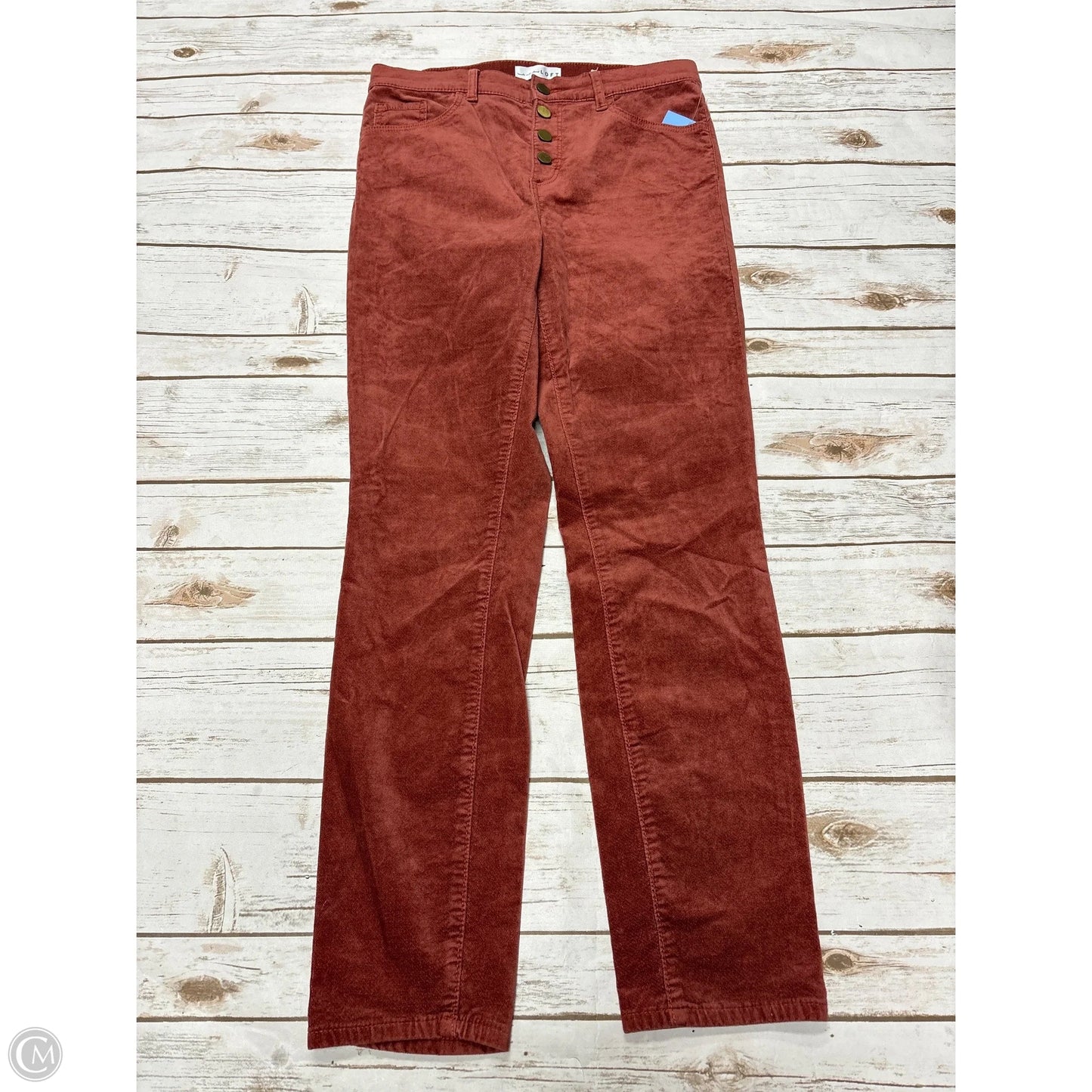 Pants Corduroy By Loft In Orange, Size: 6