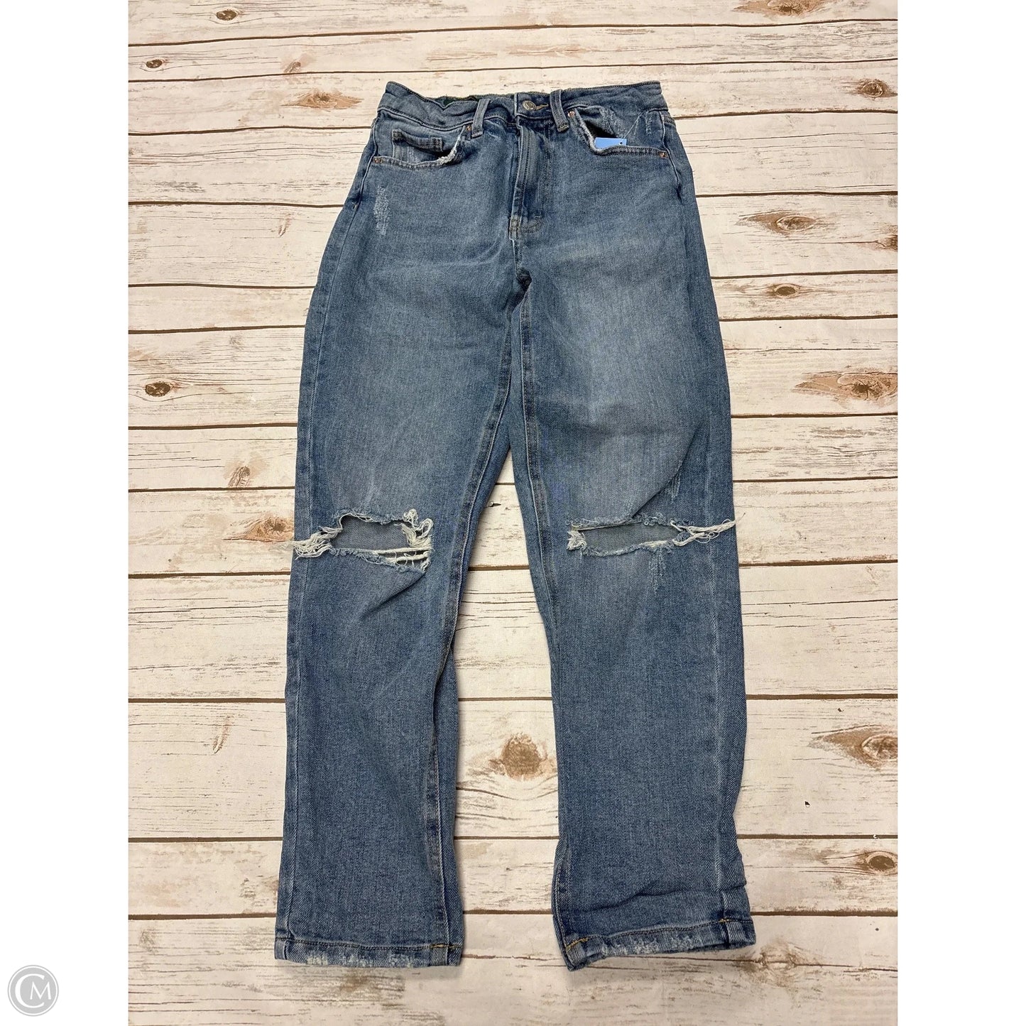 Jeans Straight By Wild Fable In Blue Denim, Size: 2