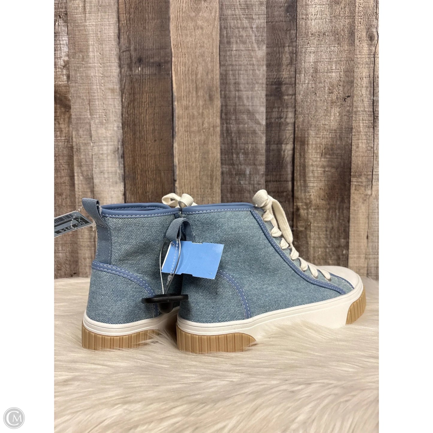 Shoes Sneakers By Nine West In Blue, Size: 7.5
