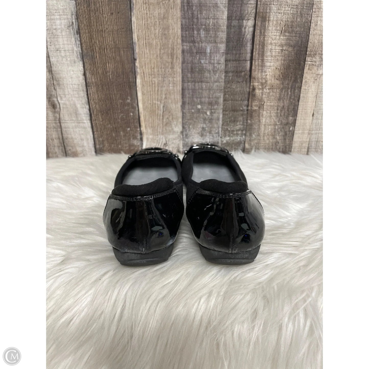 Shoes Flats By Anne Klein In Black, Size: 9.5