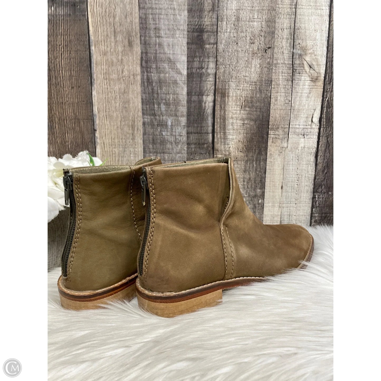 Boots Ankle Flats By Free People In Brown, Size: 5.5