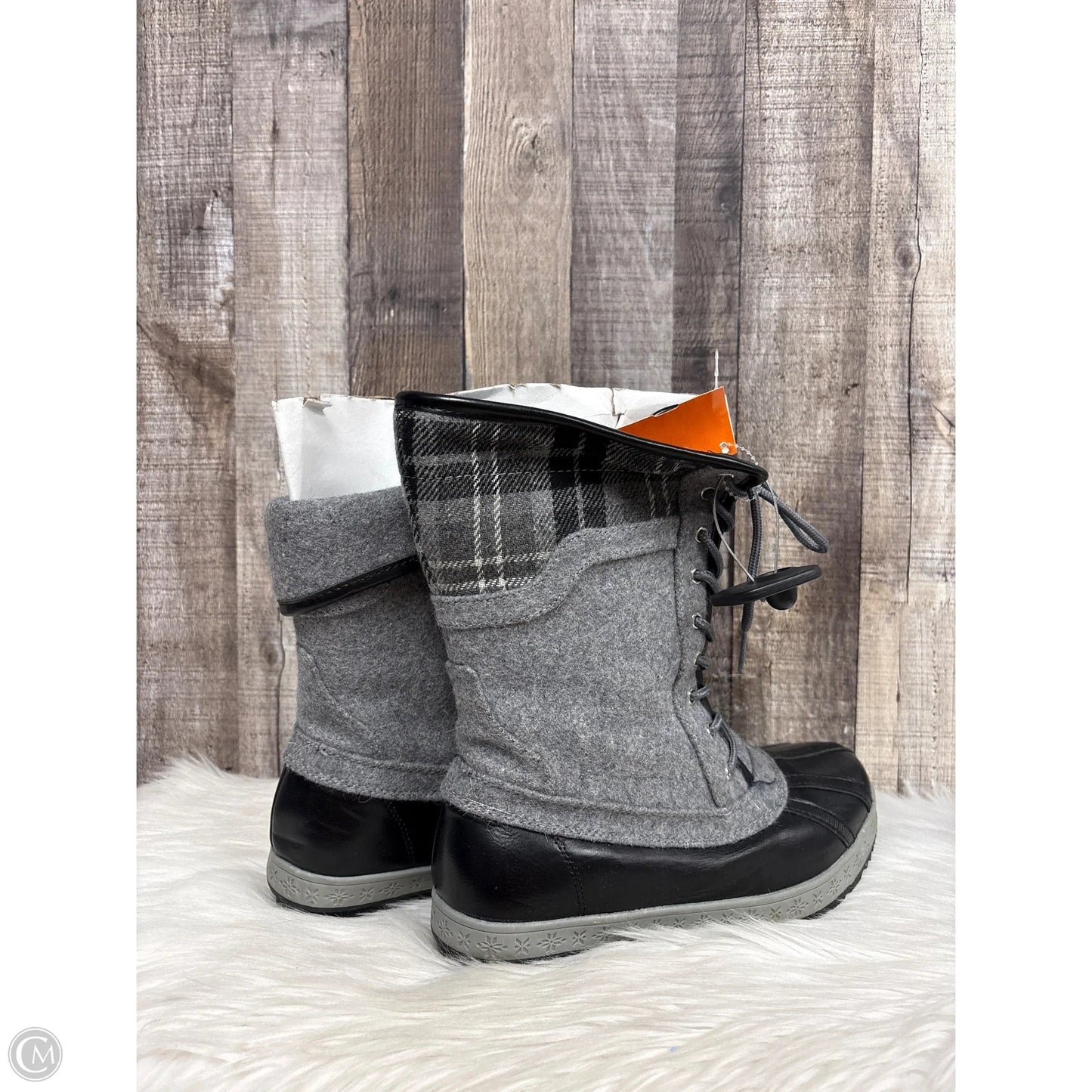 Boots Snow By Cmf In Grey, Size: 9