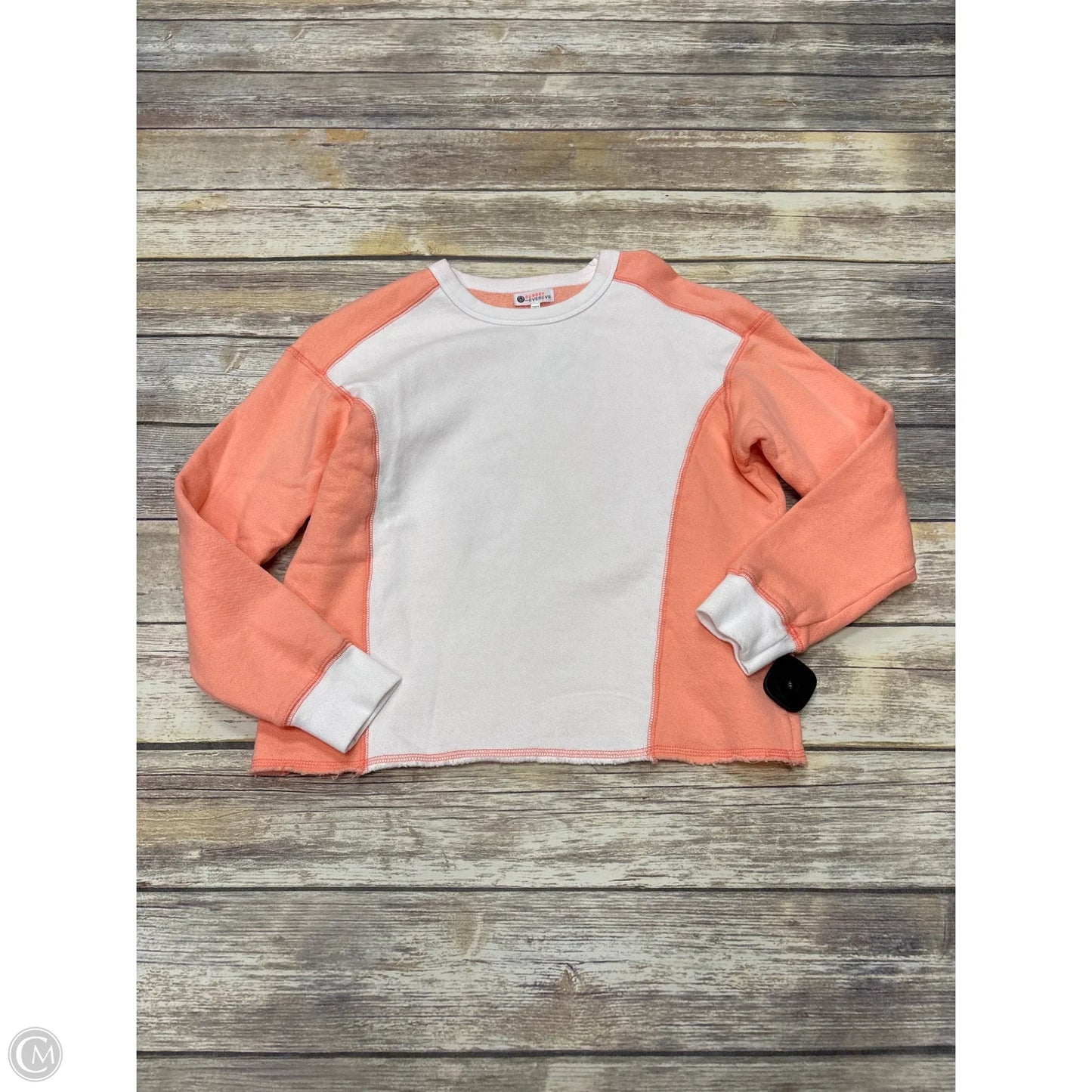 Sweatshirt Crewneck By Sundry In Peach, Size: Xs