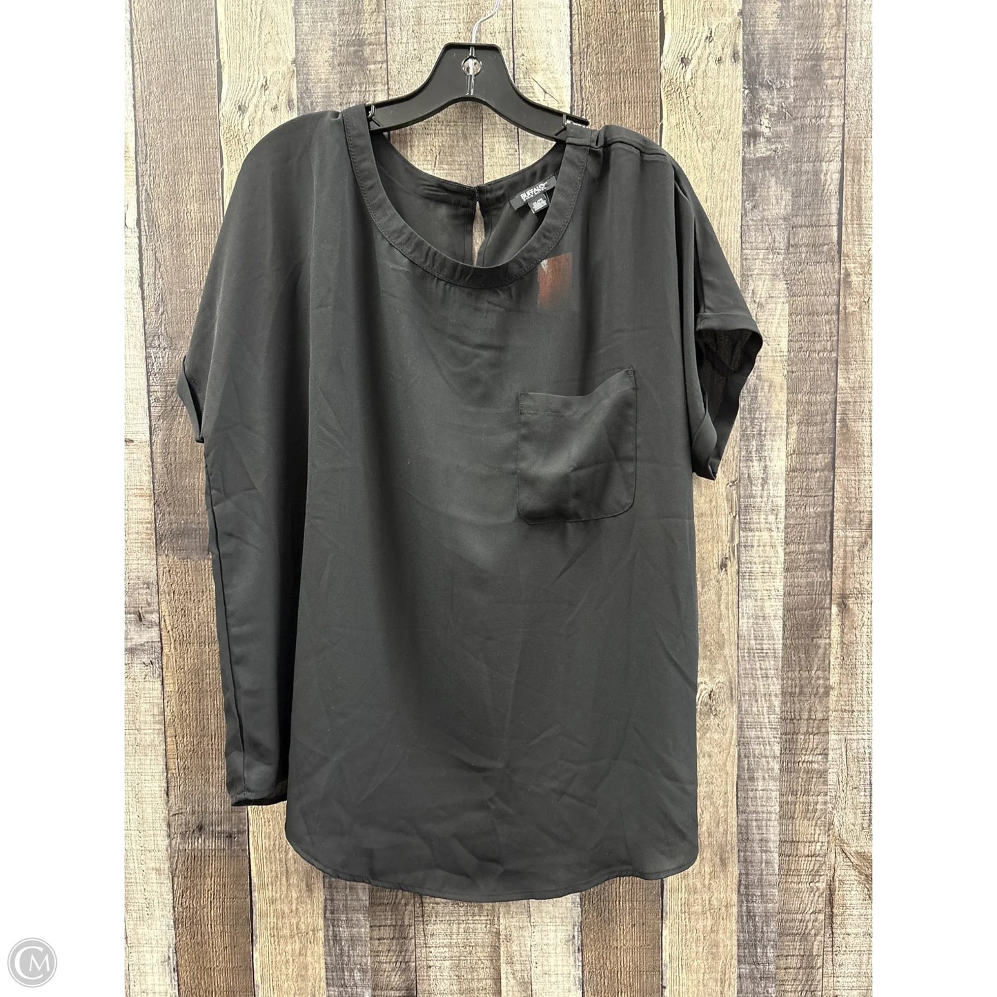 Top Short Sleeve By Buffalo David Bitton In Black, Size: Xl