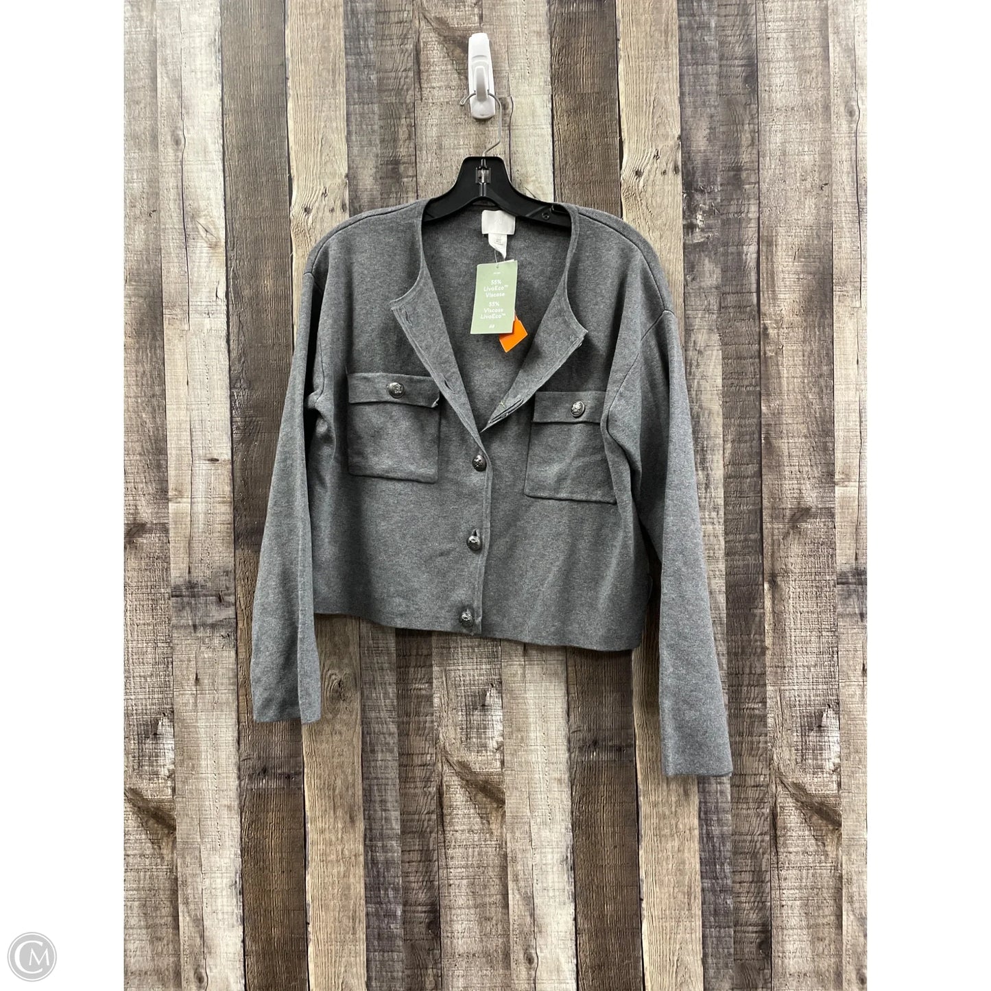 Cardigan By H&m In Grey, Size: M