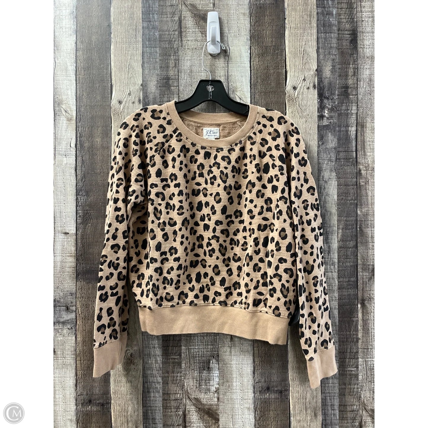 Top Long Sleeve By J. Crew In Animal Print, Size: Xs