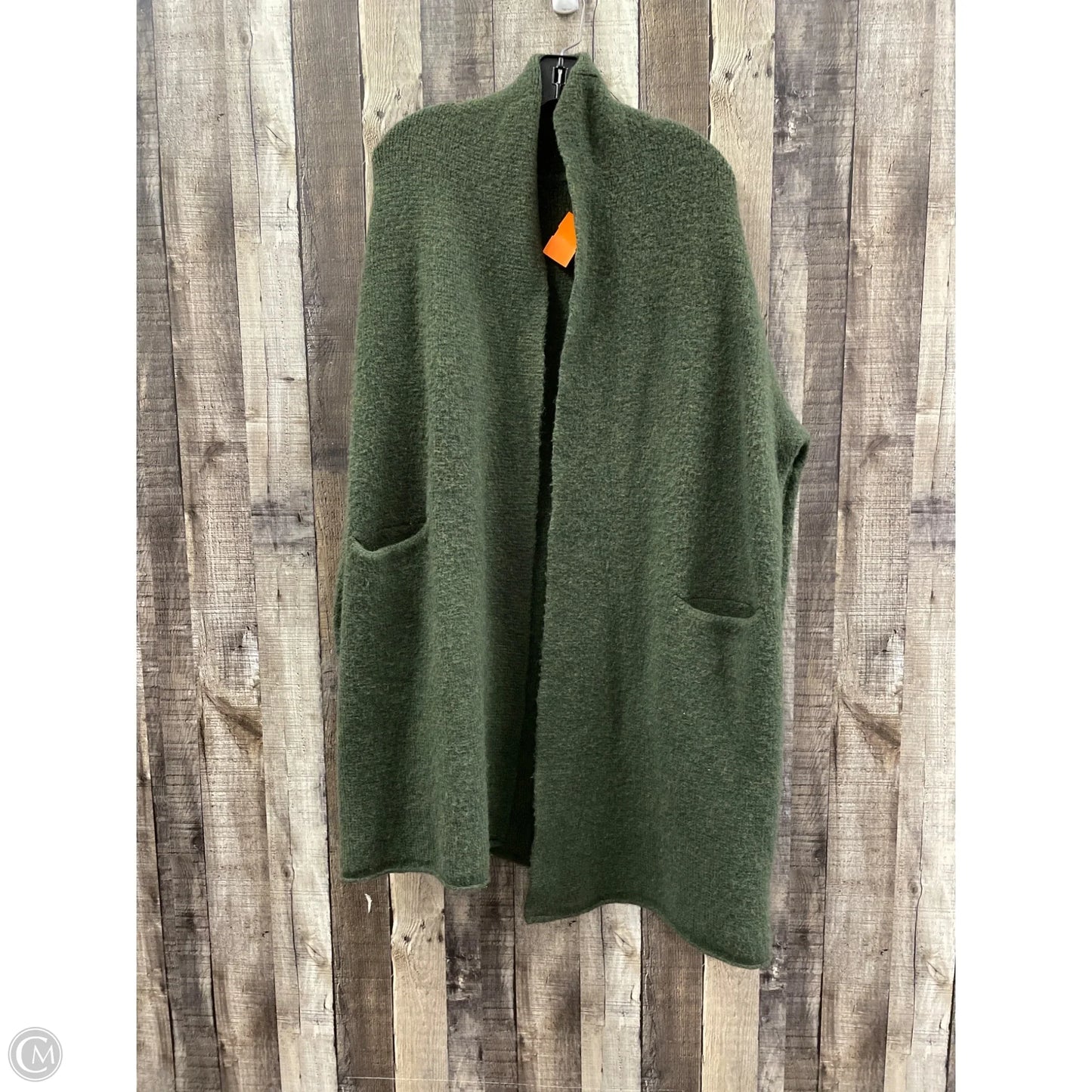 Sweater Cardigan By Madewell In Green, Size: Xs