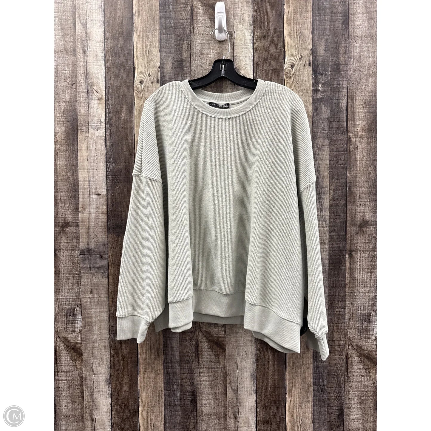 Sweatshirt Crewneck By Black Tape In Green, Size: 2x