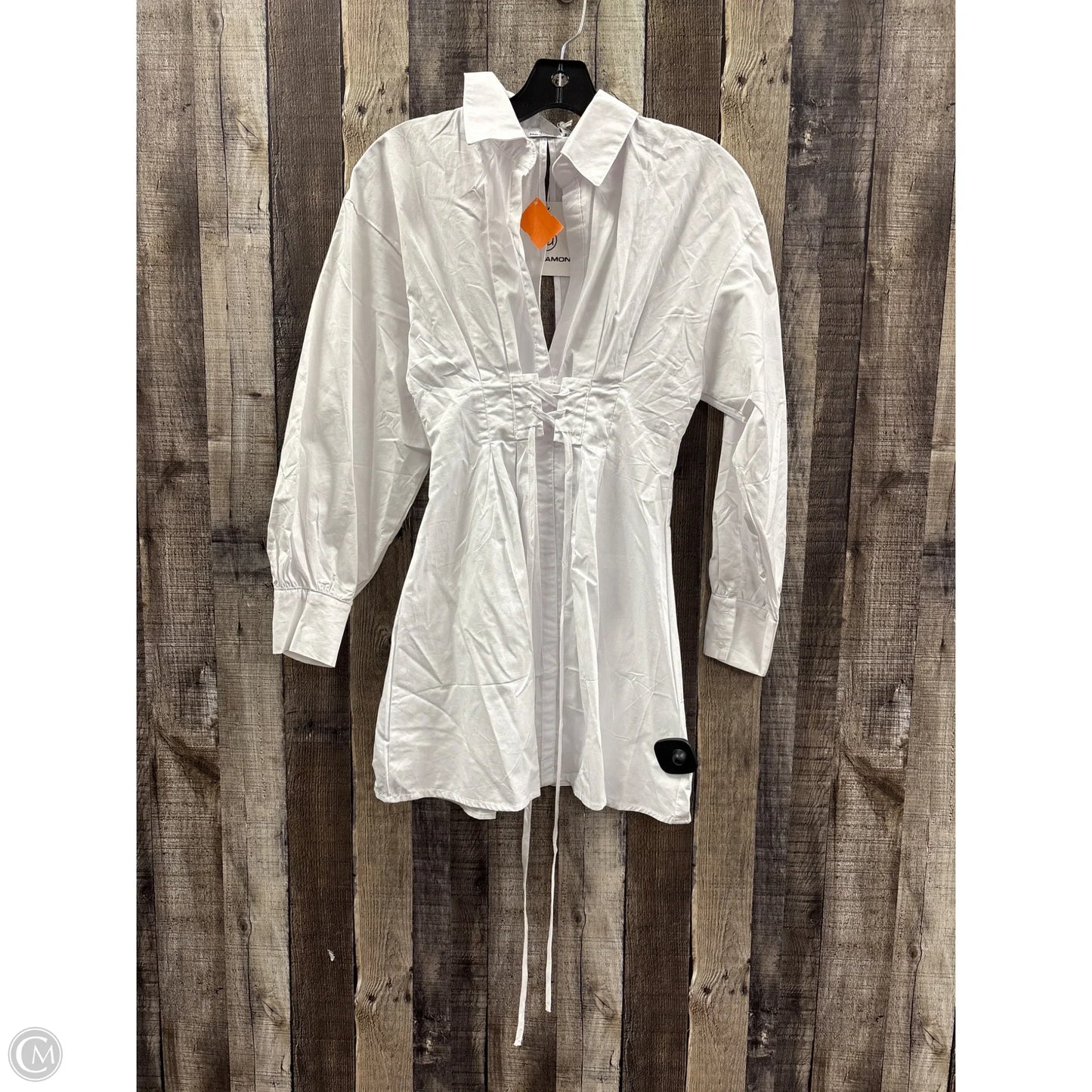 Tunic Long Sleeve By Cme In White, Size: S