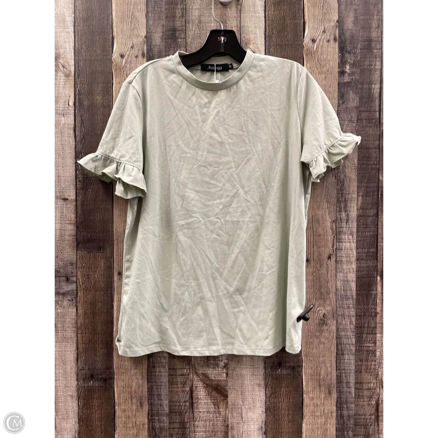 Top Short Sleeve By Automet In Green, Size: Xs