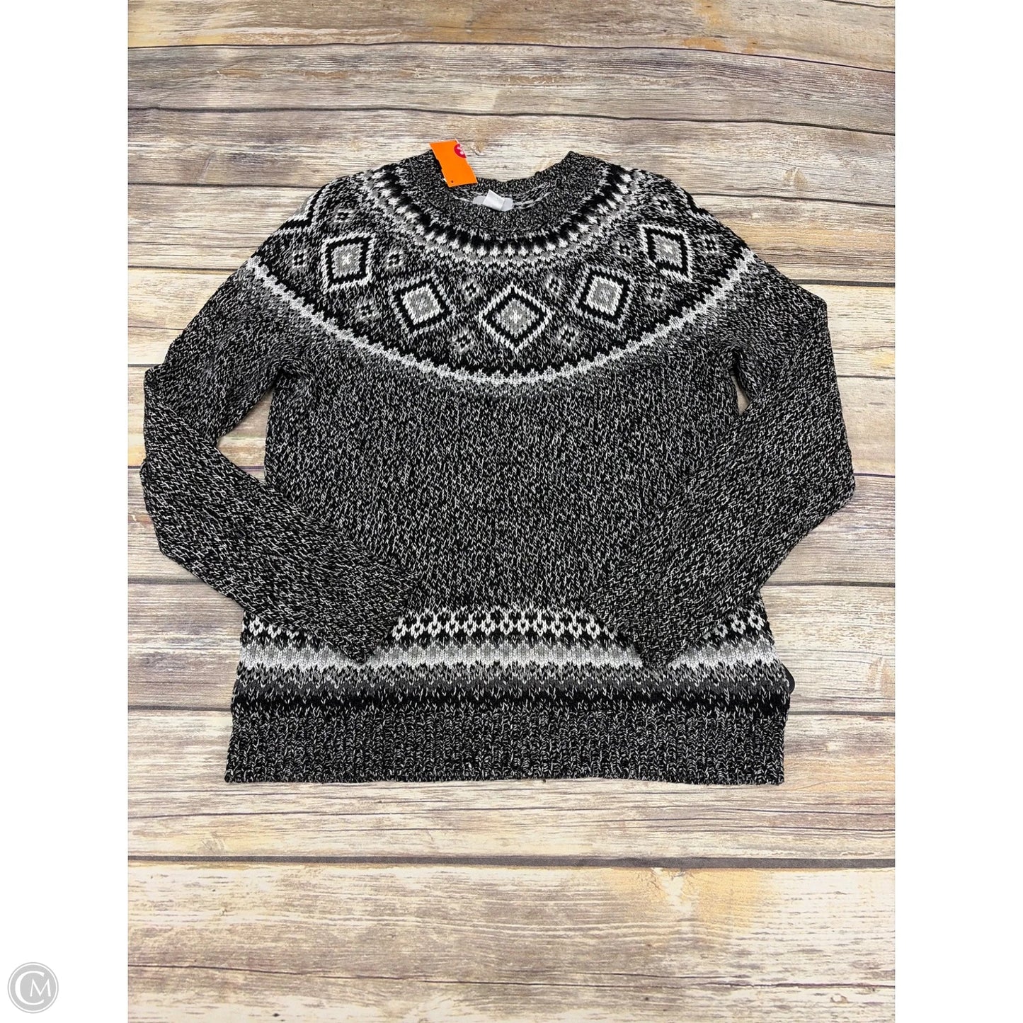 Sweater By Old Navy In Black & White, Size: M