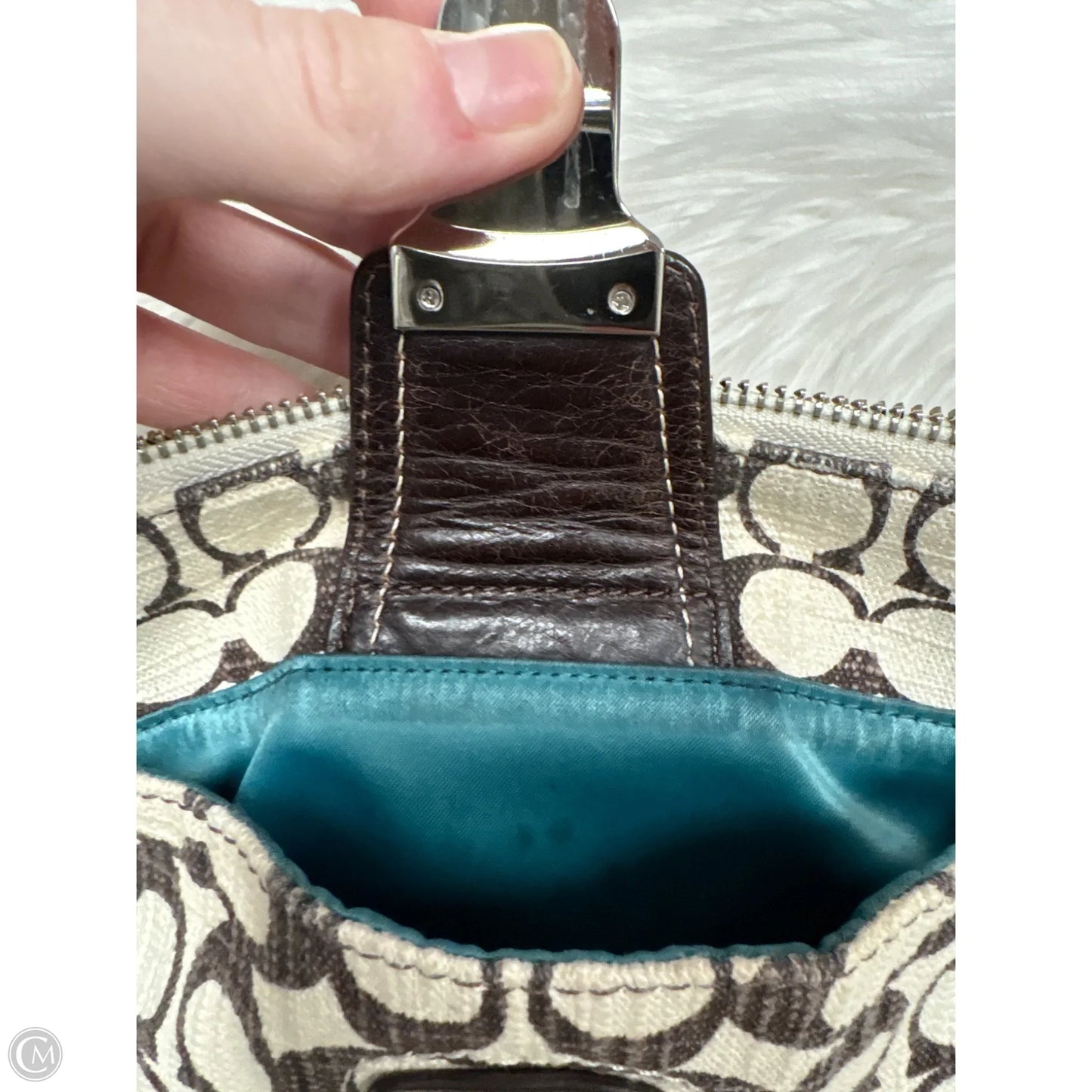 Crossbody Designer By Coach, Size: Small