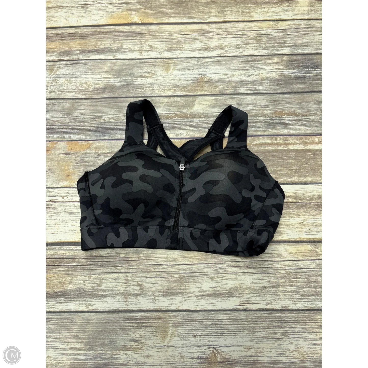 Athletic Bra By Layer 8 In Camouflage Print, Size: Xl