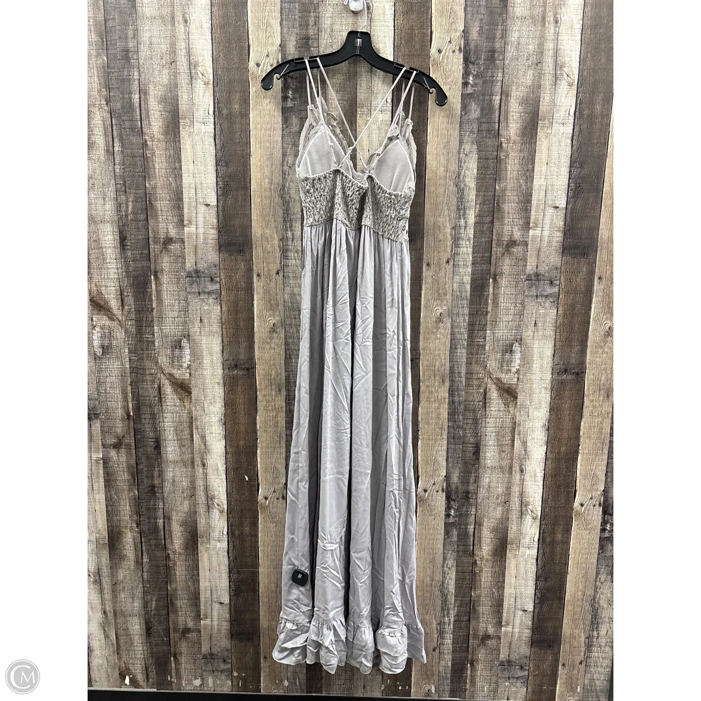 Dress Casual Maxi By Pink Lily In Grey, Size: M