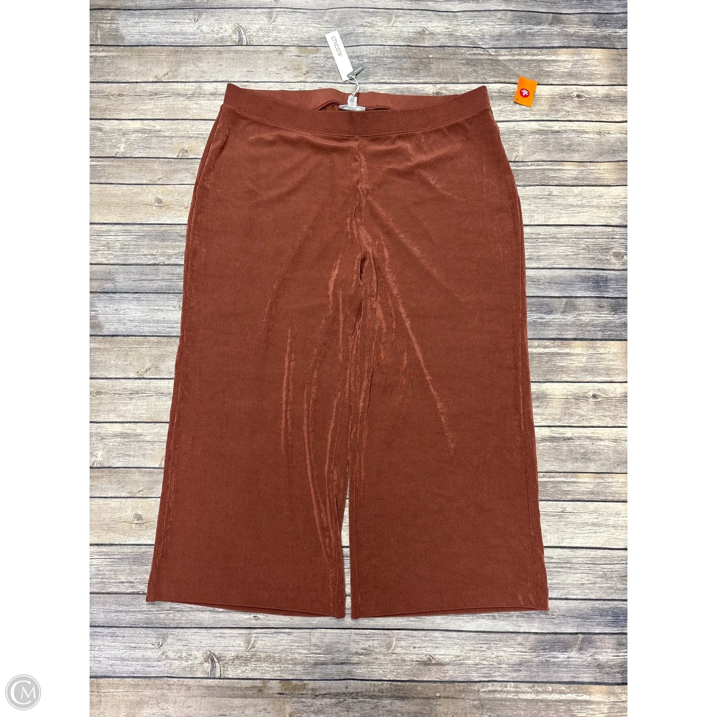 Pants Wide Leg By Chicos In Brown, Size: 0