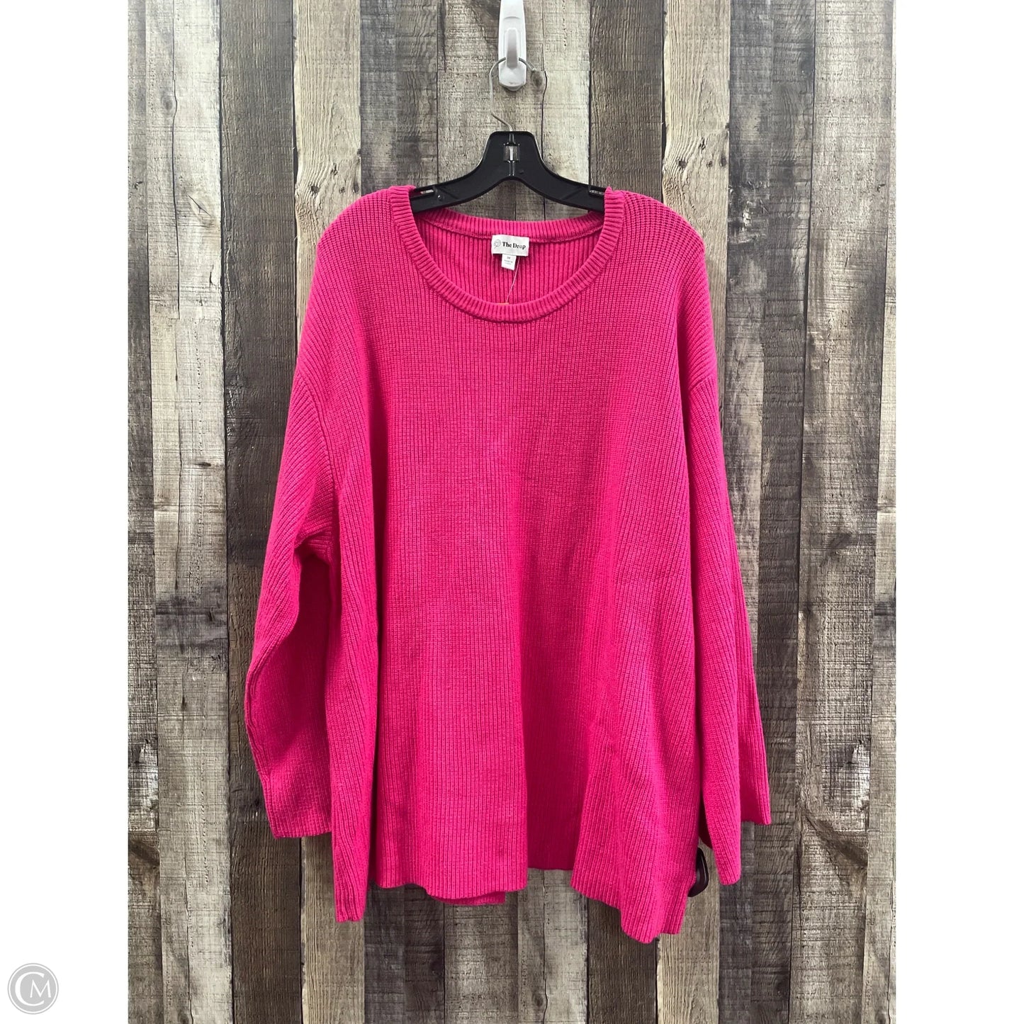 Sweater By The Drop In Pink, Size: 3x