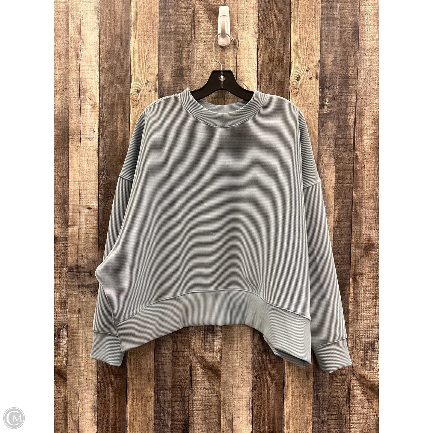 Top Long Sleeve By Zenana In Blue, Size: S