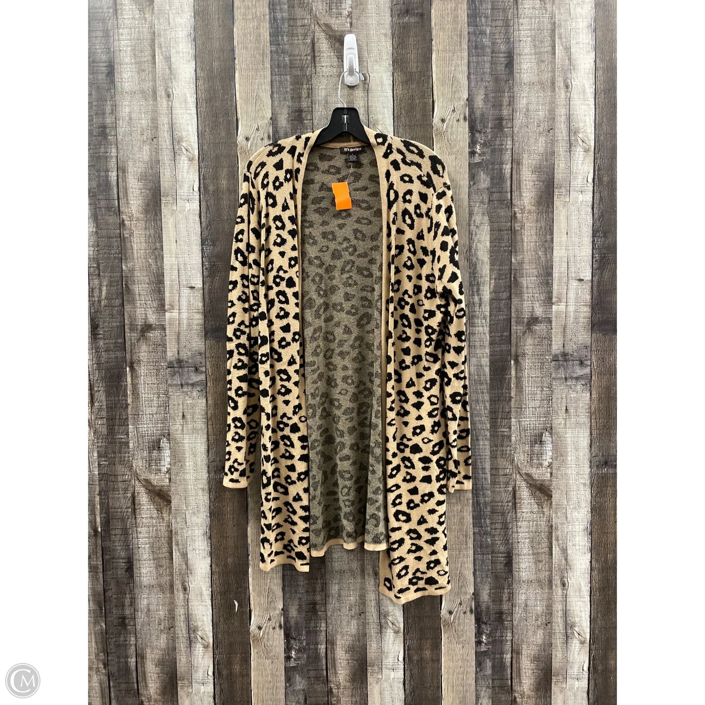 Cardigan By By Design In Animal Print, Size: L