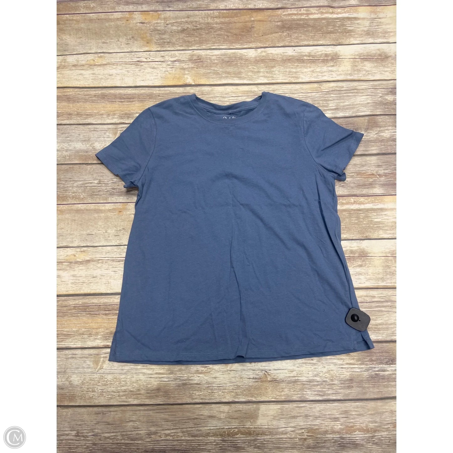 Top Short Sleeve By Maurices In Blue, Size: L