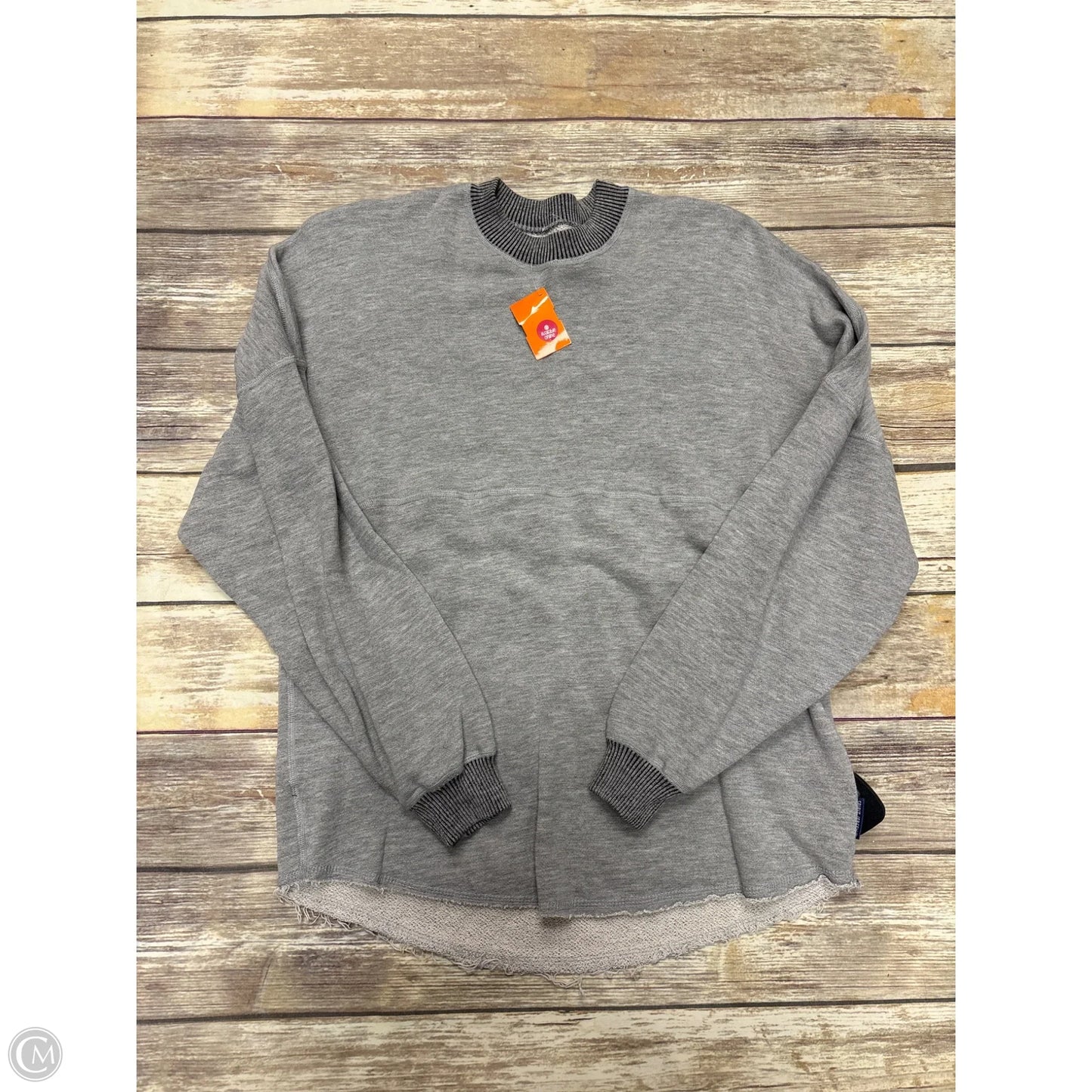 Sweatshirt Crewneck By Cme In Grey, Size: L