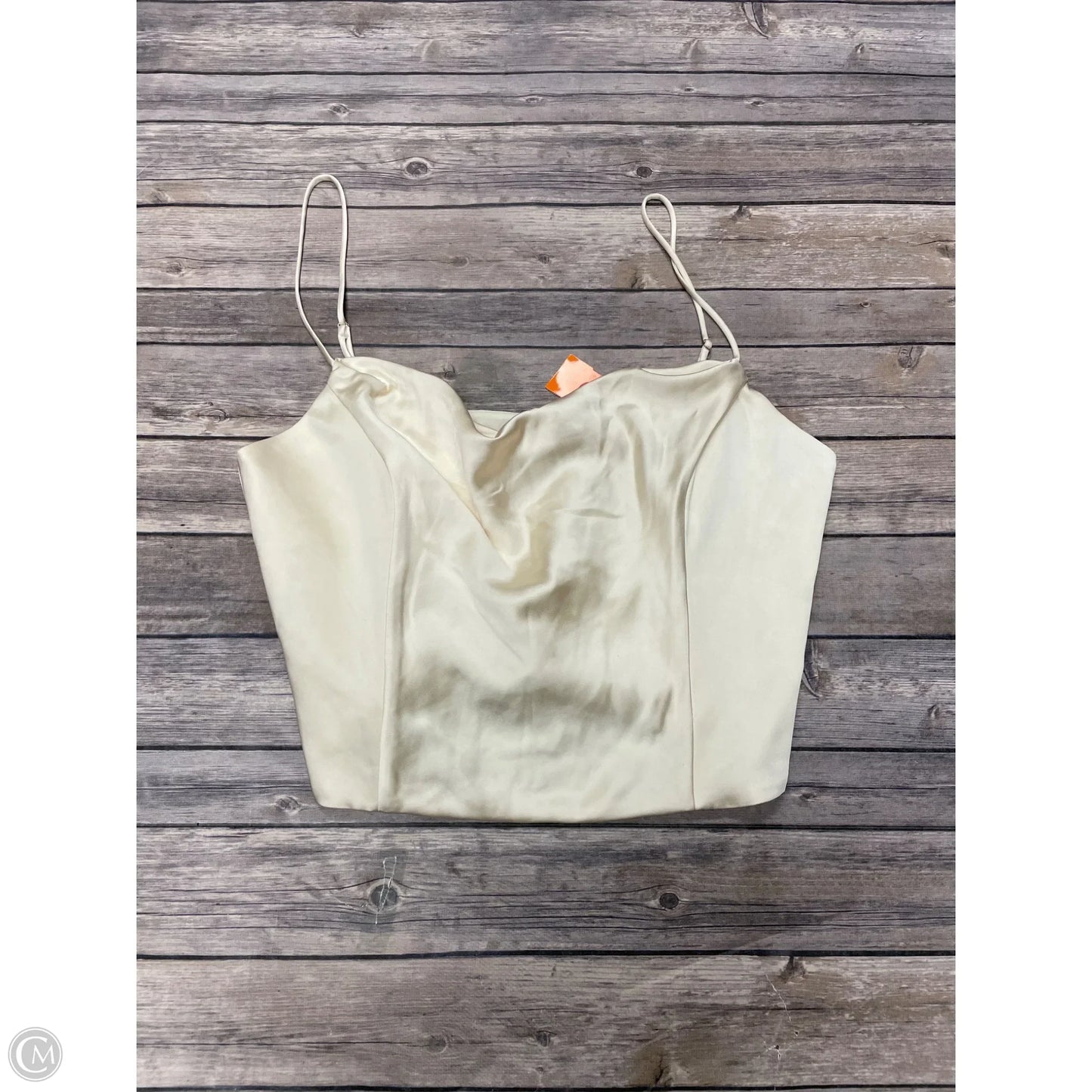 Top Sleeveless By Zara In Beige, Size: Xl