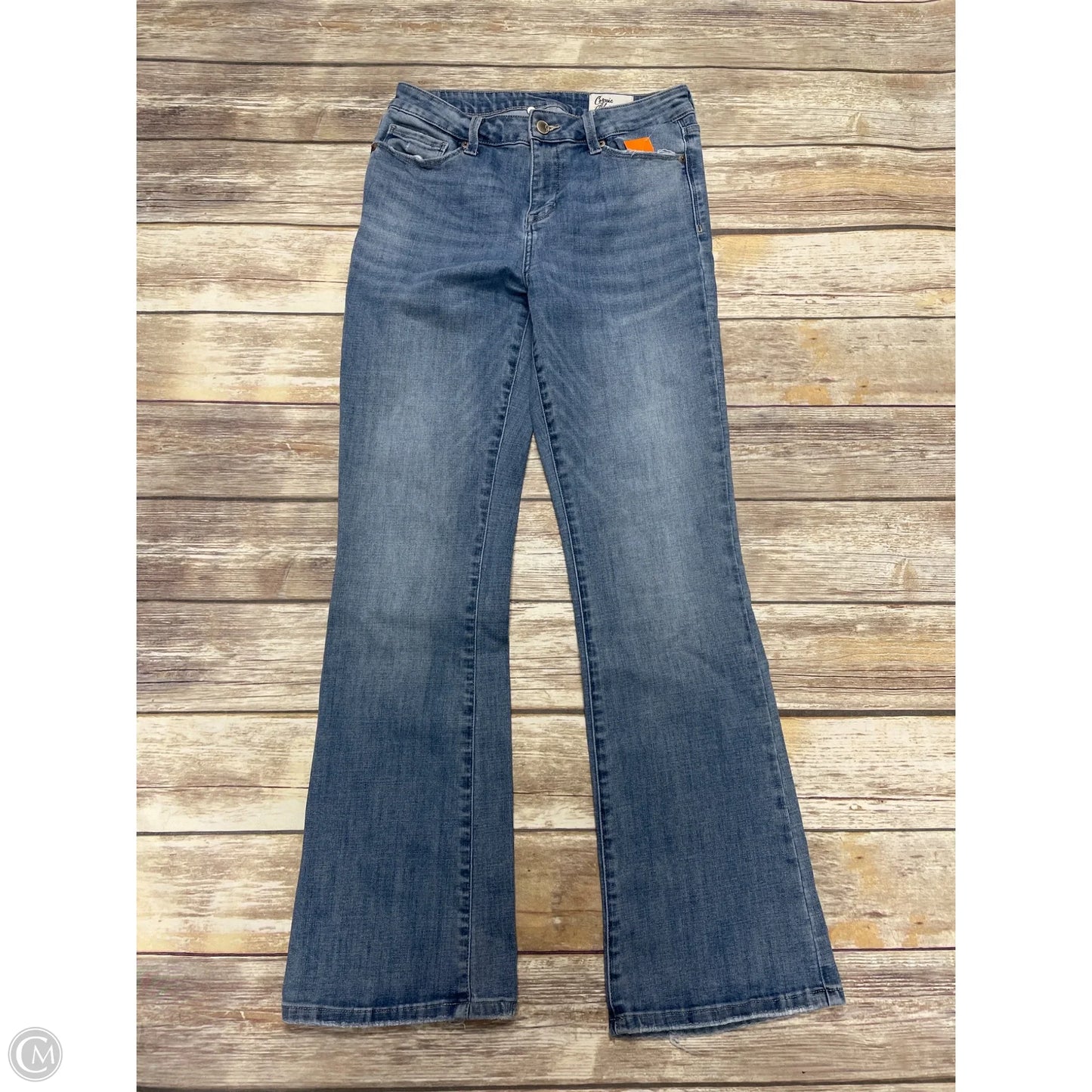 Jeans Boot Cut By Cosmic Blue Love In Blue Denim, Size: 8