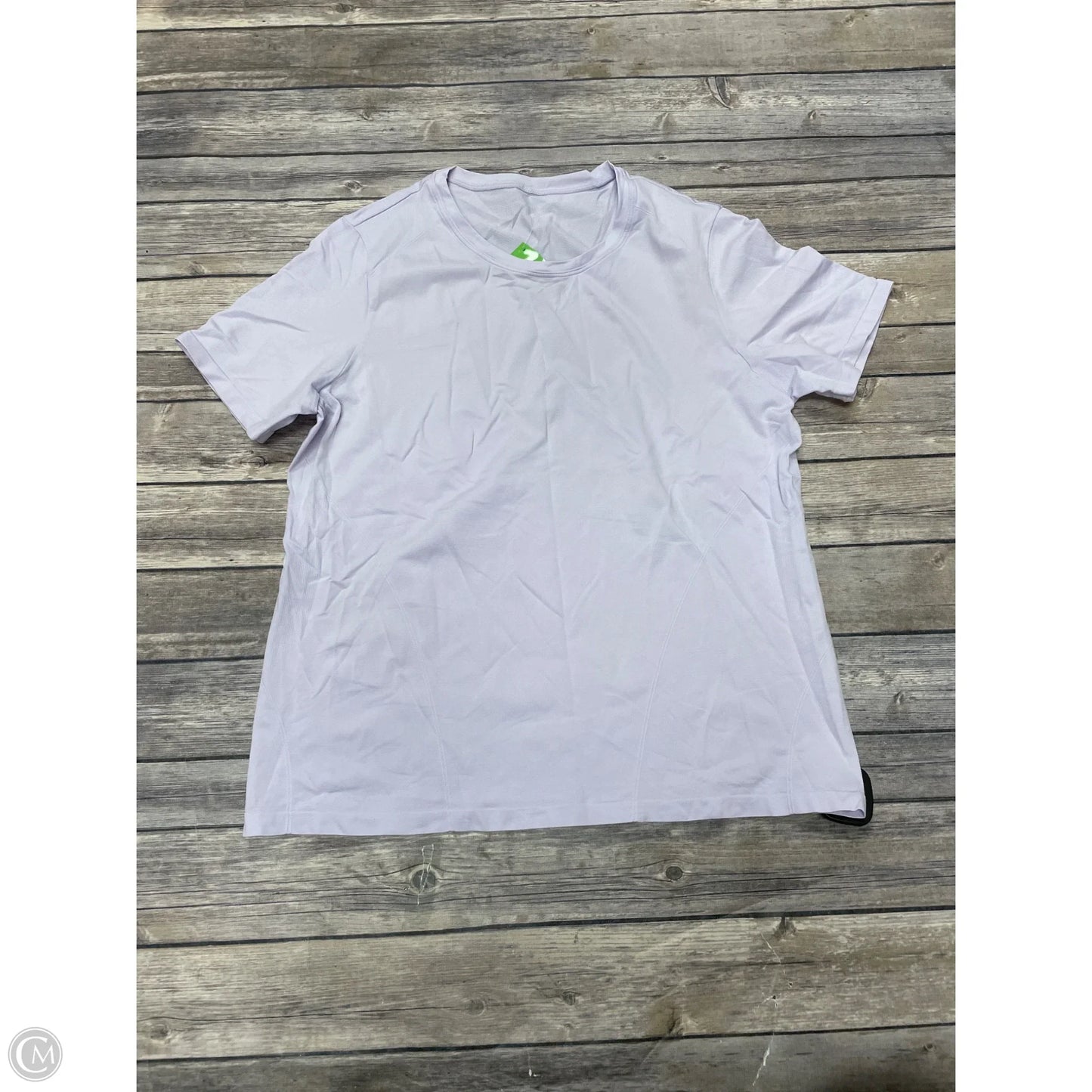 Athletic Top Short Sleeve By Fabletics In Purple, Size: M