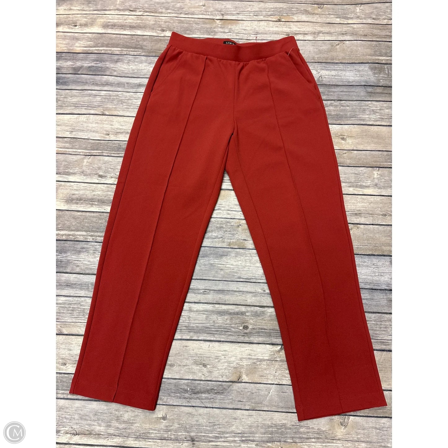 Pants Dress By Loft In Red, Size: S