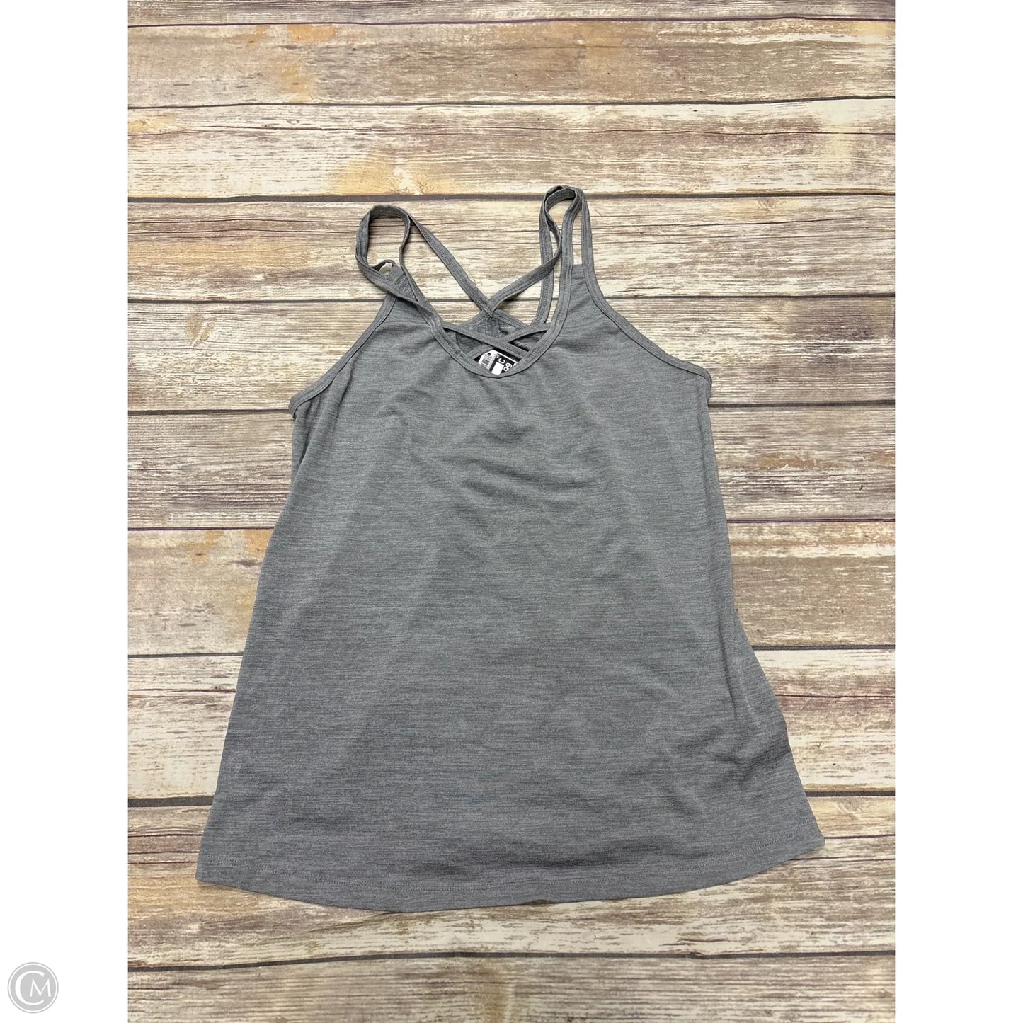 Athletic Tank Top By Layer 8 In Grey, Size: M