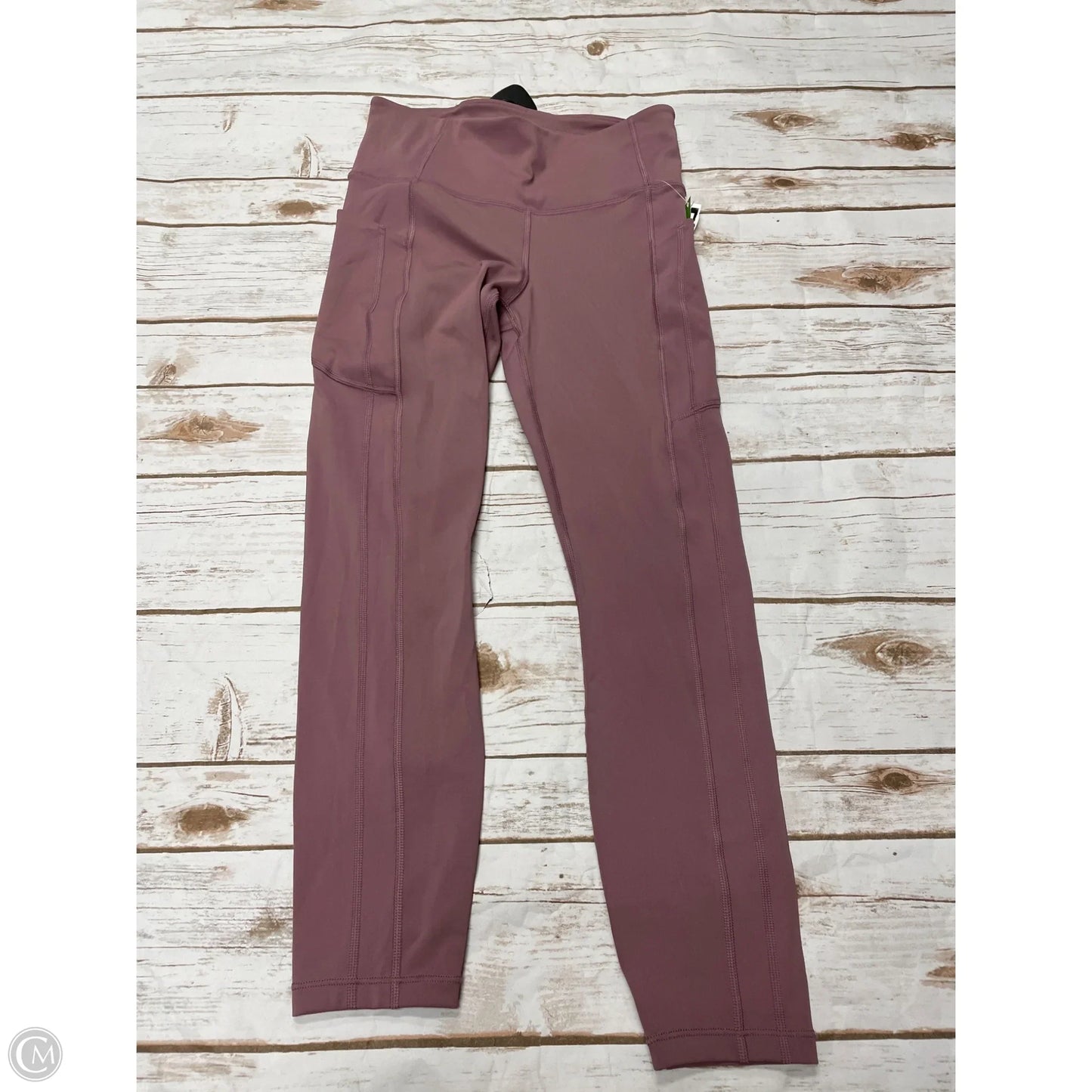 Athletic Leggings By Athleta In Mauve, Size: S