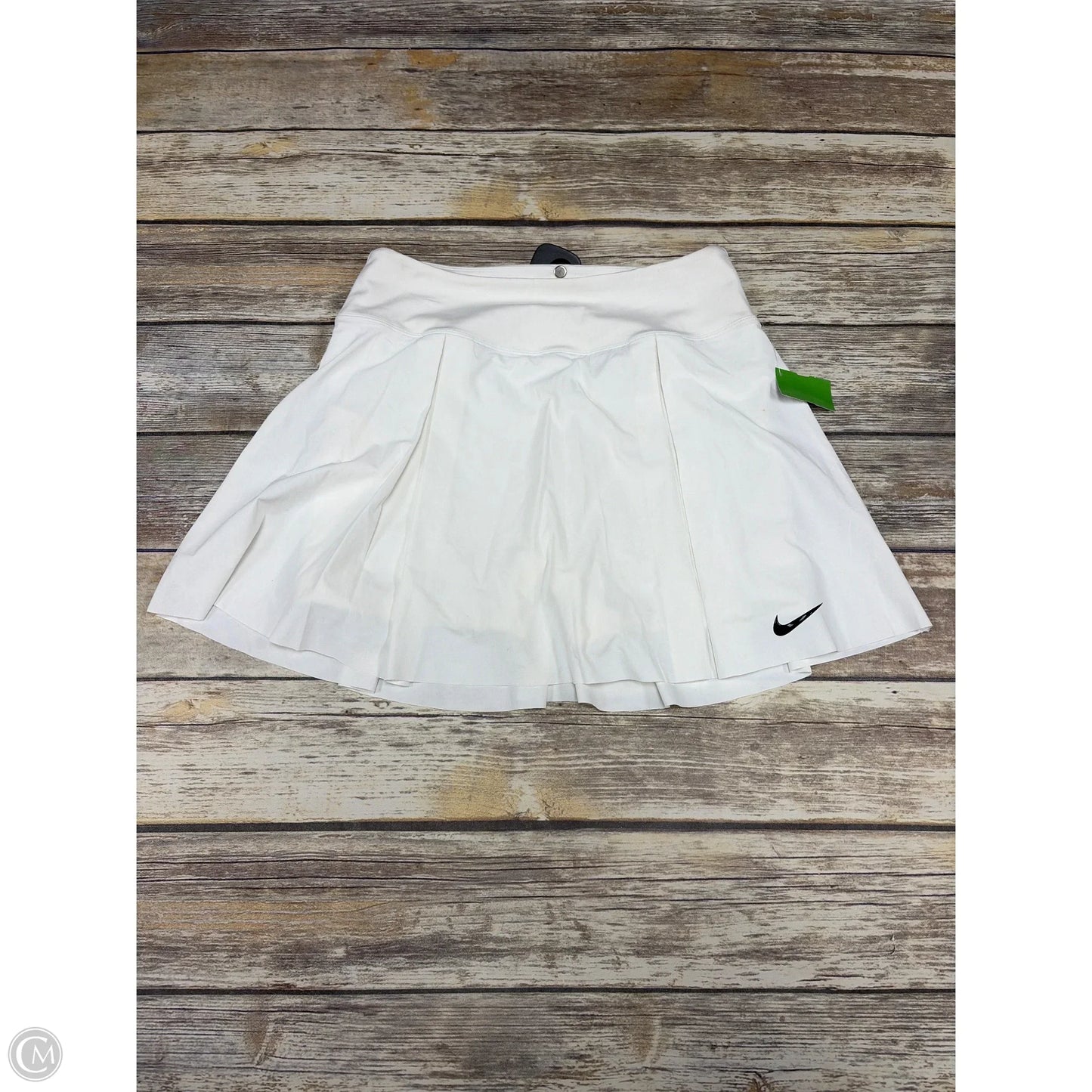 Athletic Skort By Nike In White, Size: M