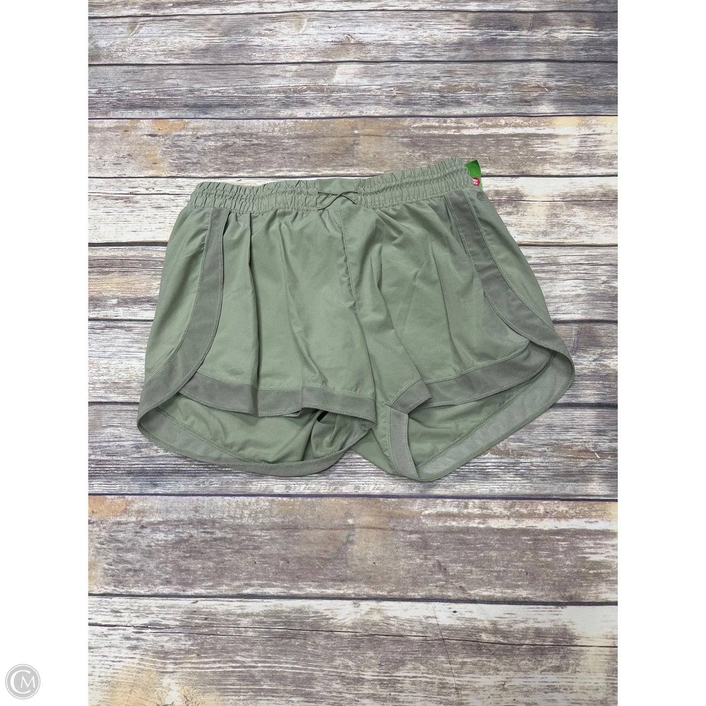 Athletic Shorts By Danskin In Green, Size: L