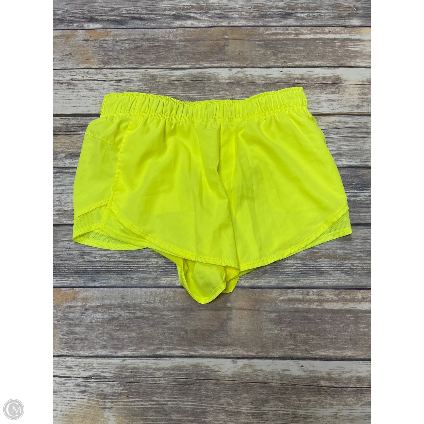 Athletic Shorts By Athletic Works In Yellow, Size: L