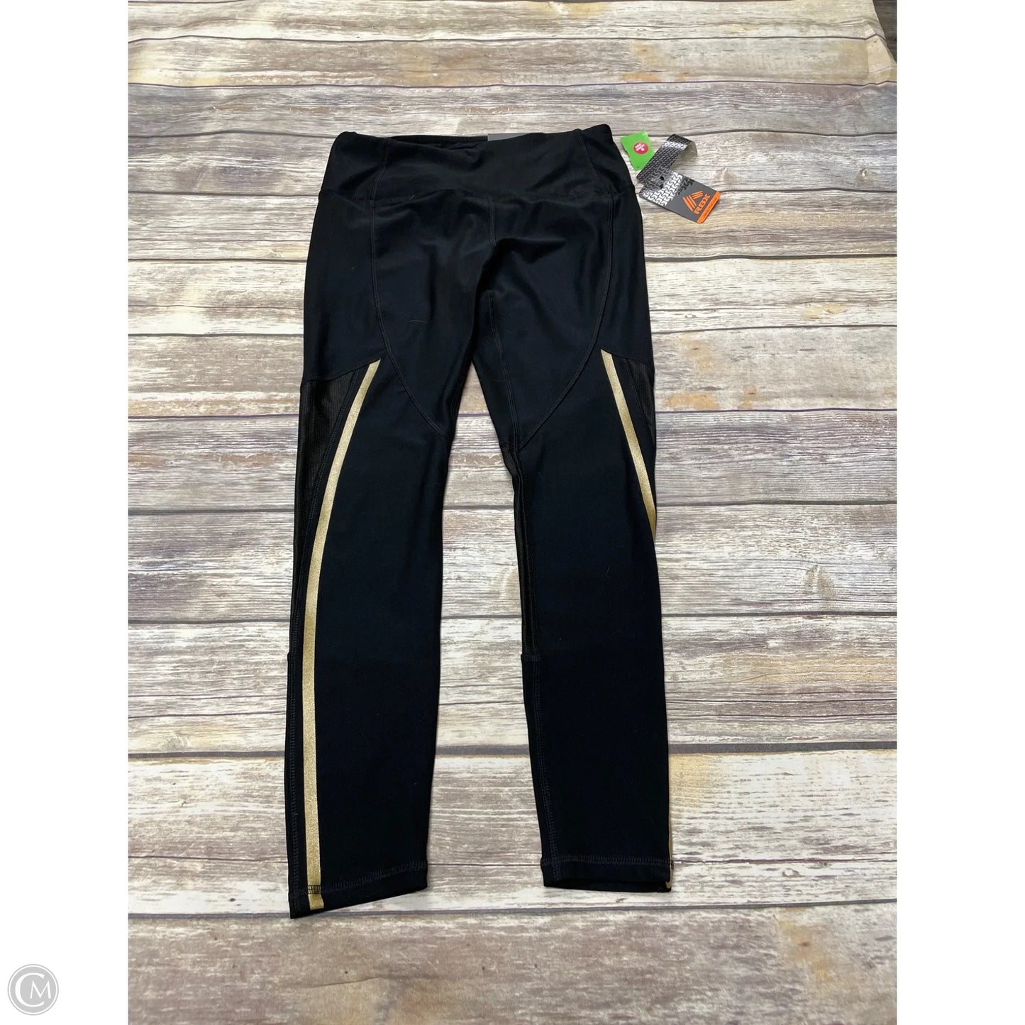 Athletic Leggings By Rbx In Black, Size: M