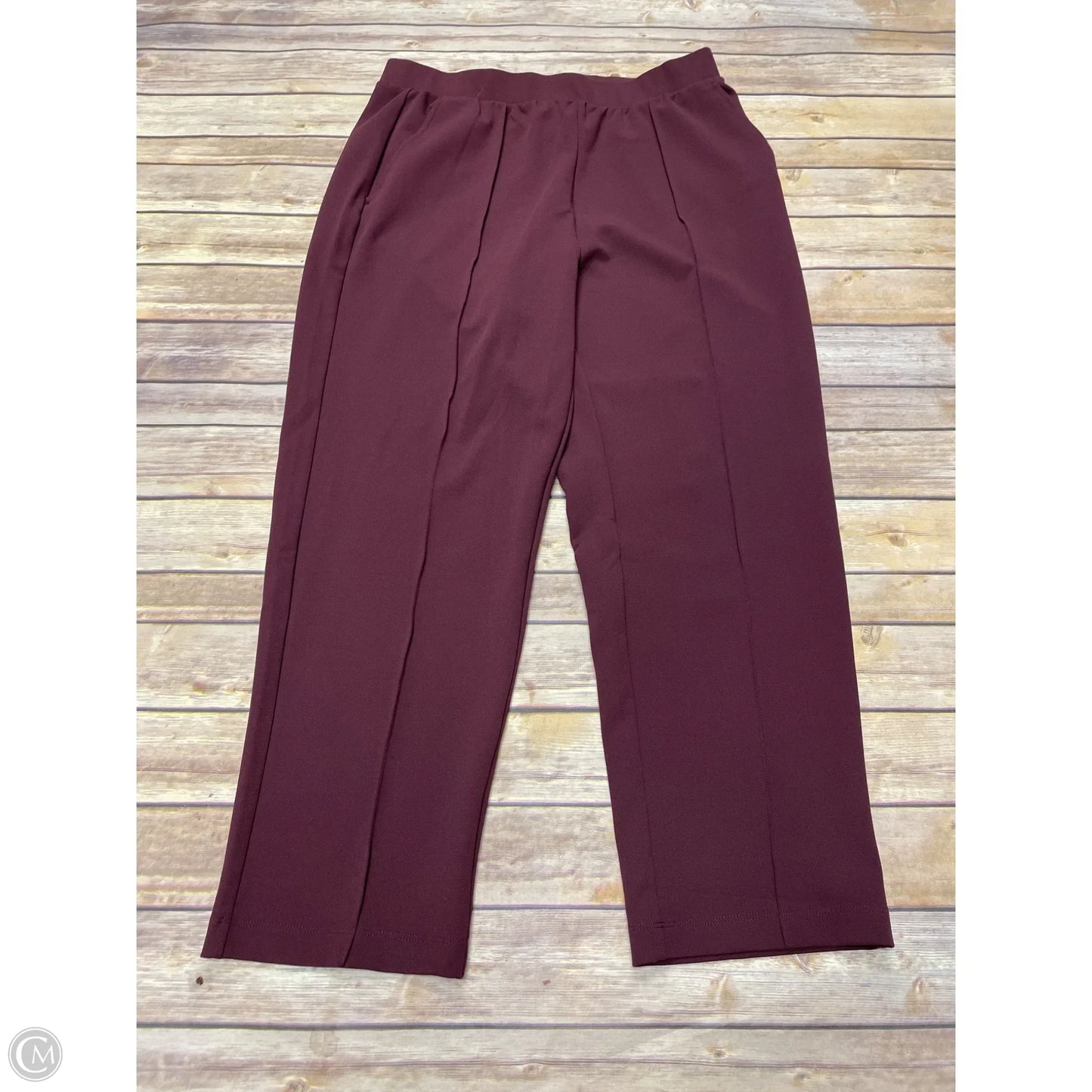 Pants Dress By Loft In Maroon, Size: L