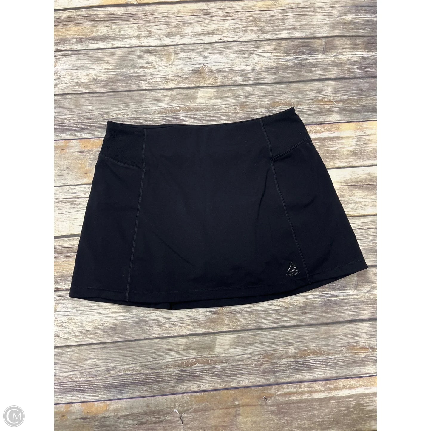 Athletic Skort By Reebok In Black, Size: Xl