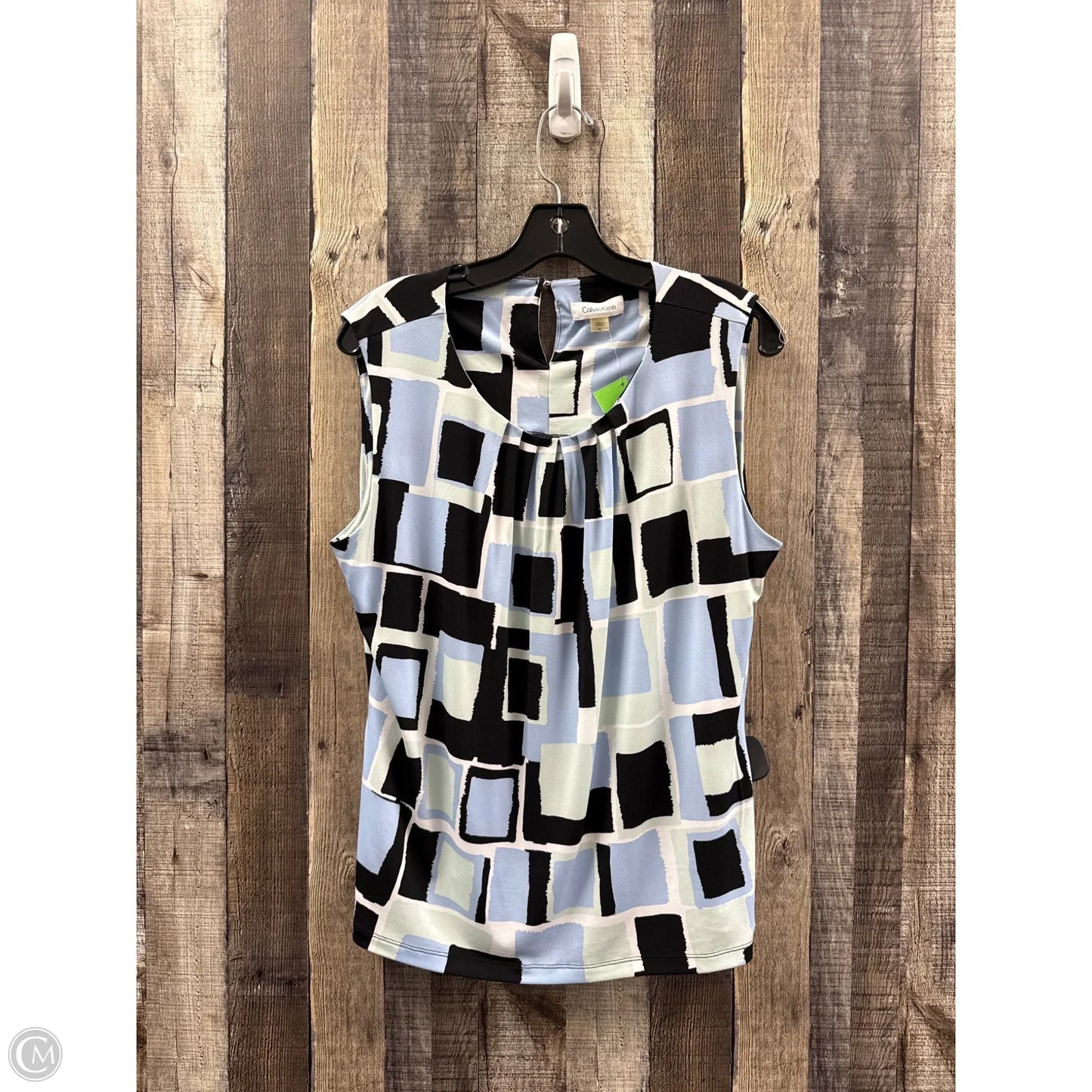 Top Sleeveless By Calvin Klein In Multi-colored, Size: Xl