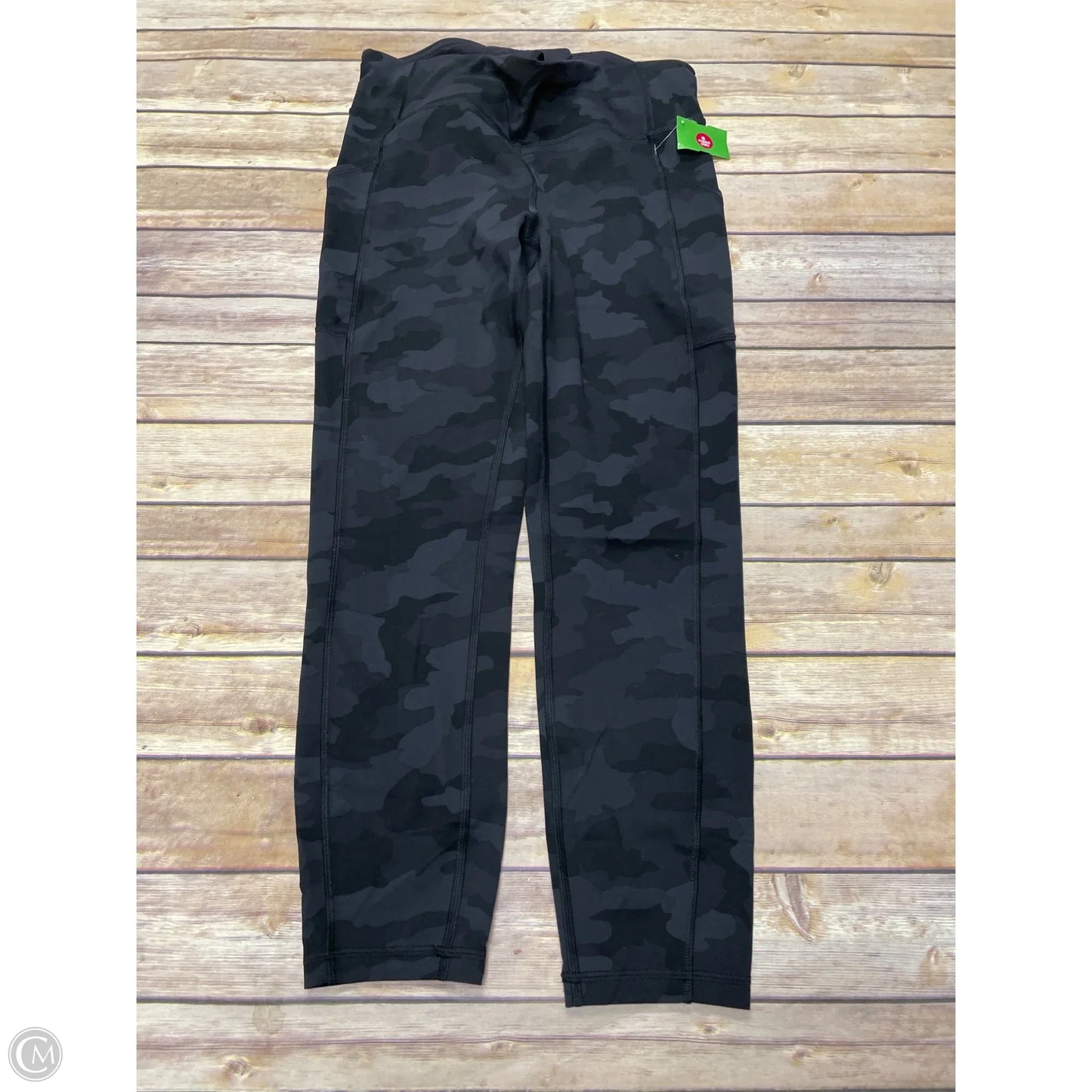 Athletic Leggings By Lululemon In Camouflage Print, Size: 10