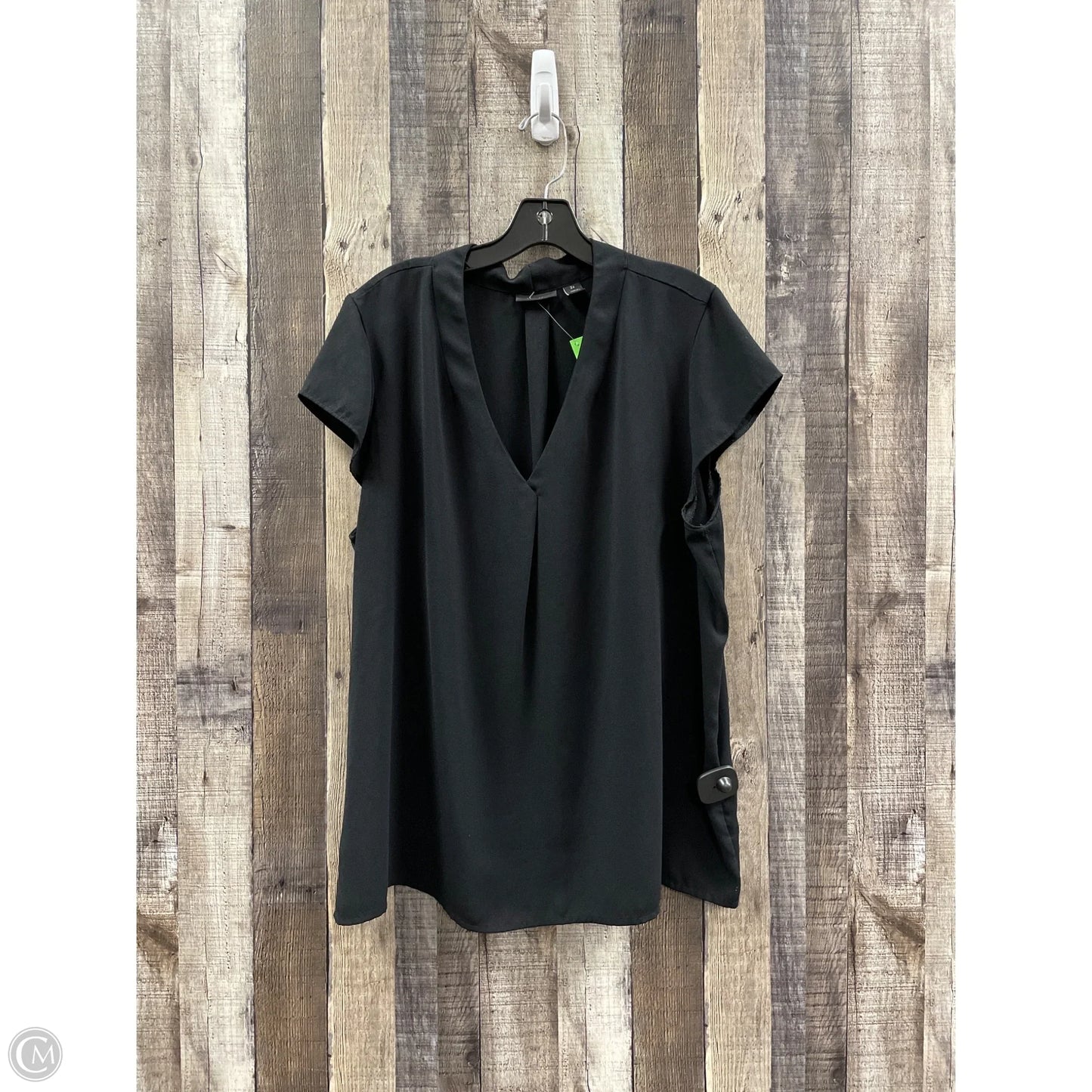 Top Sleeveless By Halogen In Black, Size: 2x