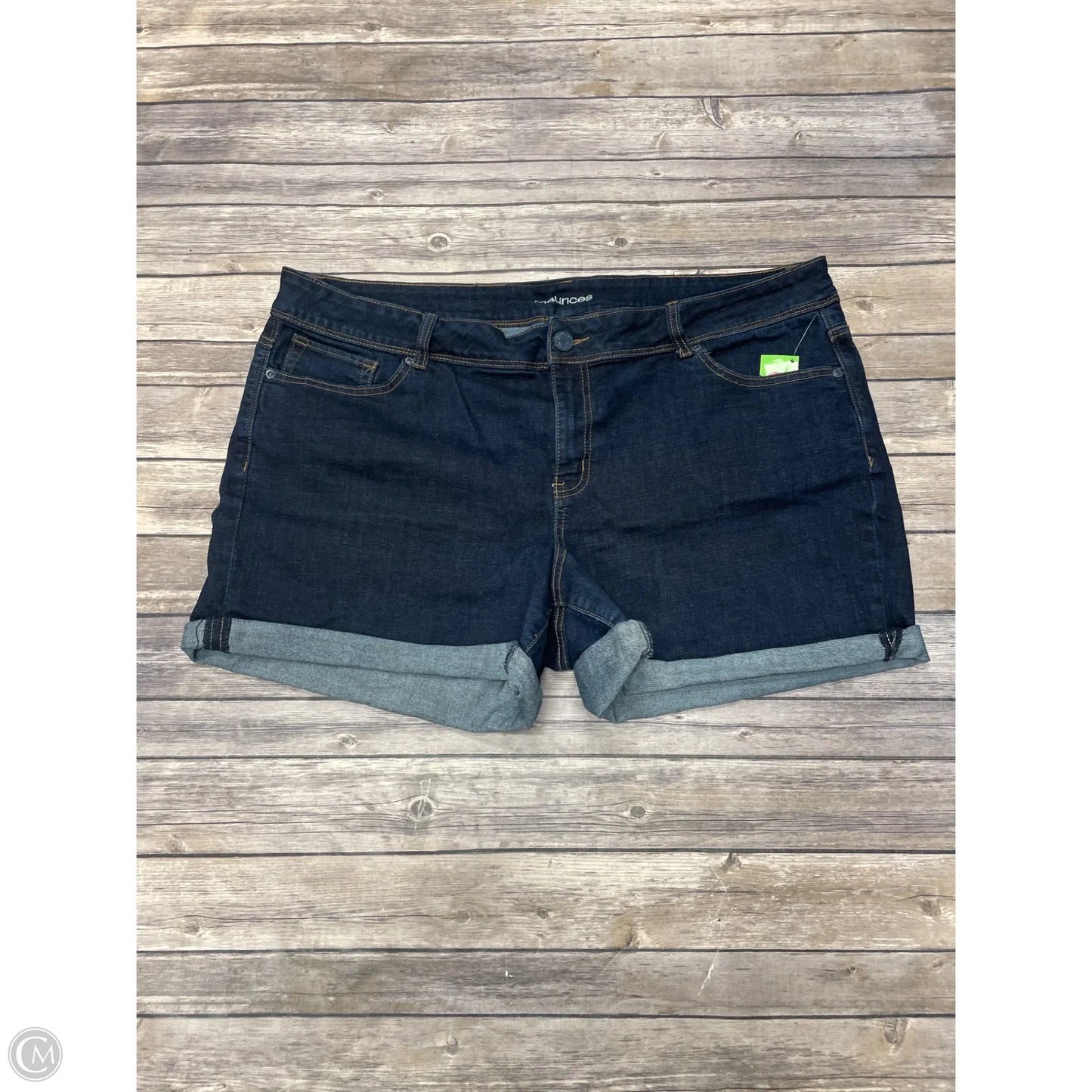 Shorts By Maurices In Blue Denim, Size: 24