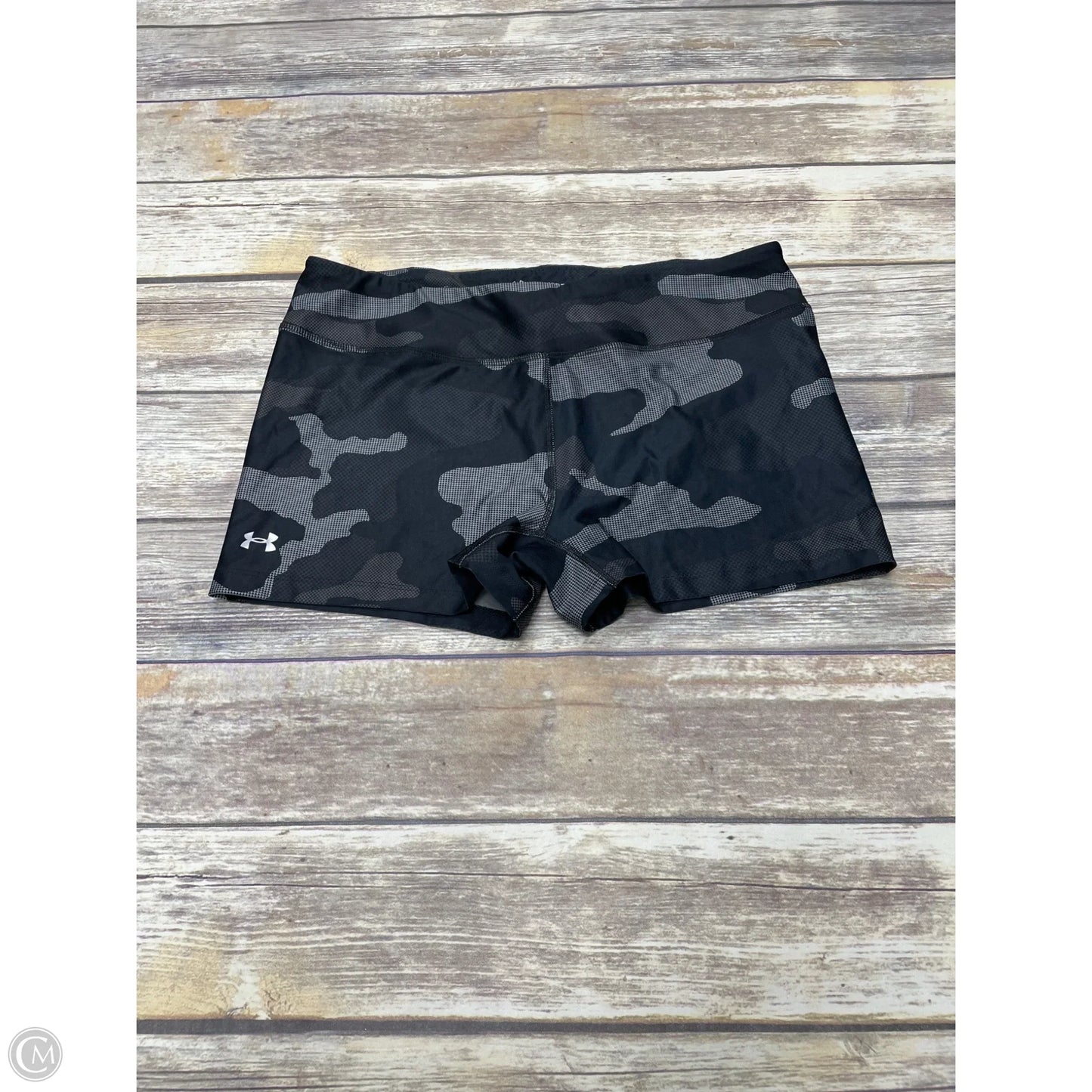 Athletic Shorts By Under Armour In Camouflage Print, Size: L
