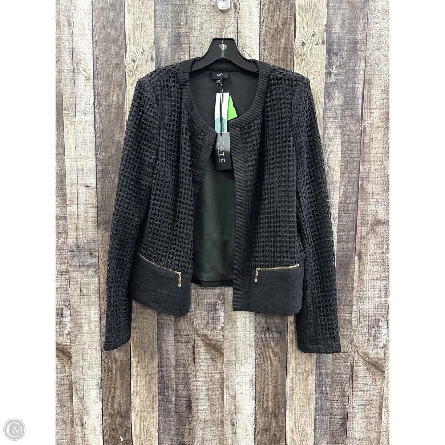 Jacket Other By Fate In Black, Size: L