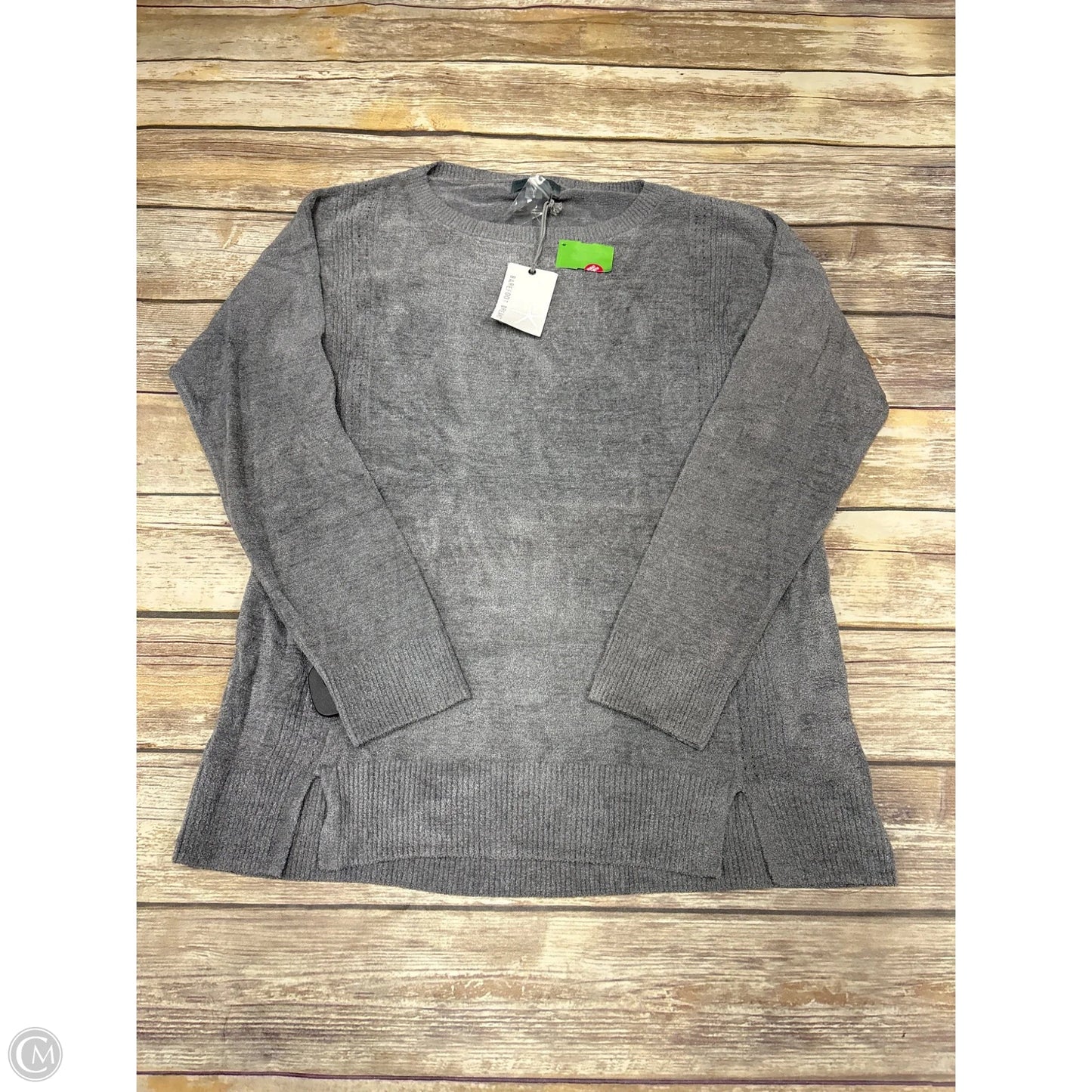 Sweater By Barefoot Dreams In Grey, Size: L