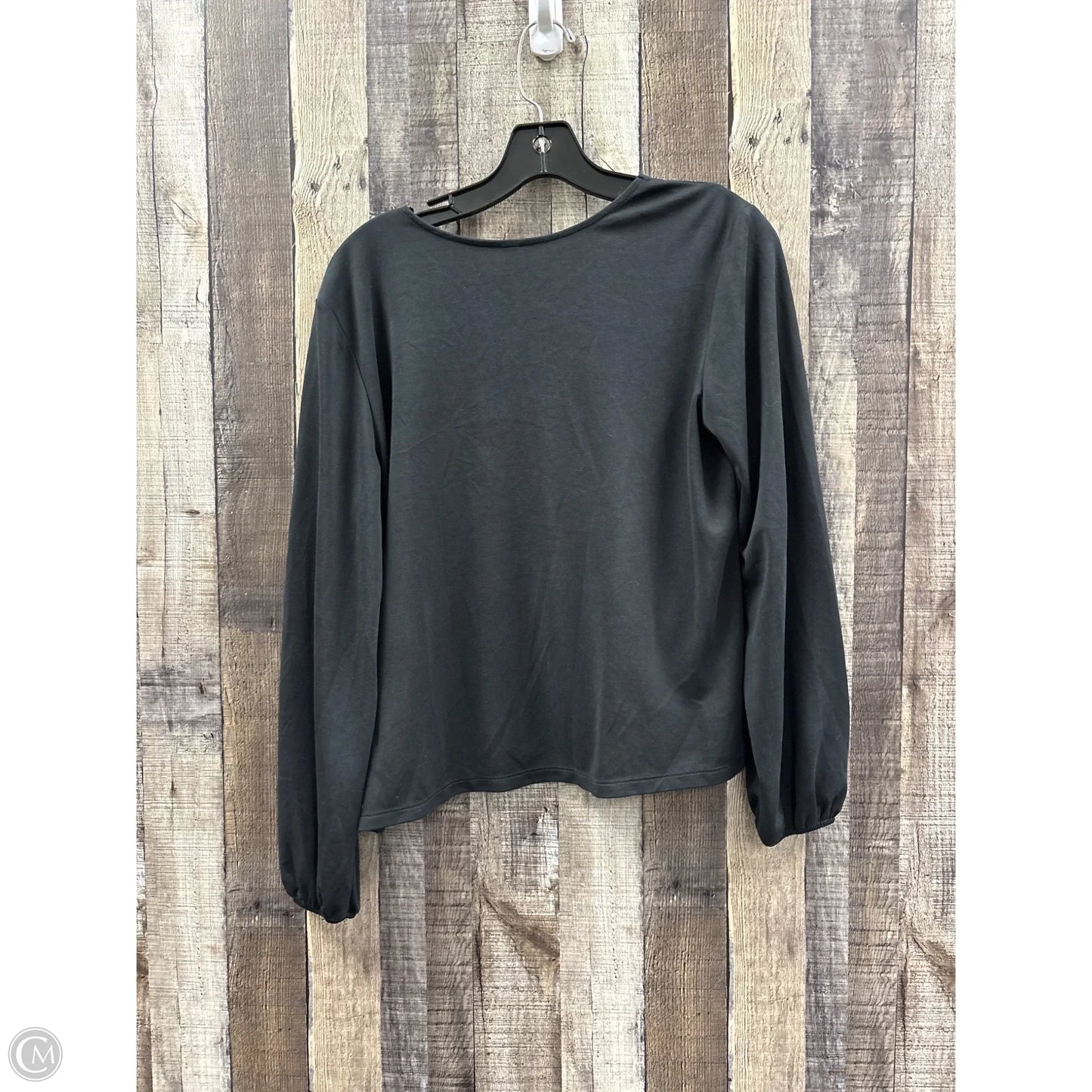 Top Long Sleeve By Gentle Fawn In Black, Size: S