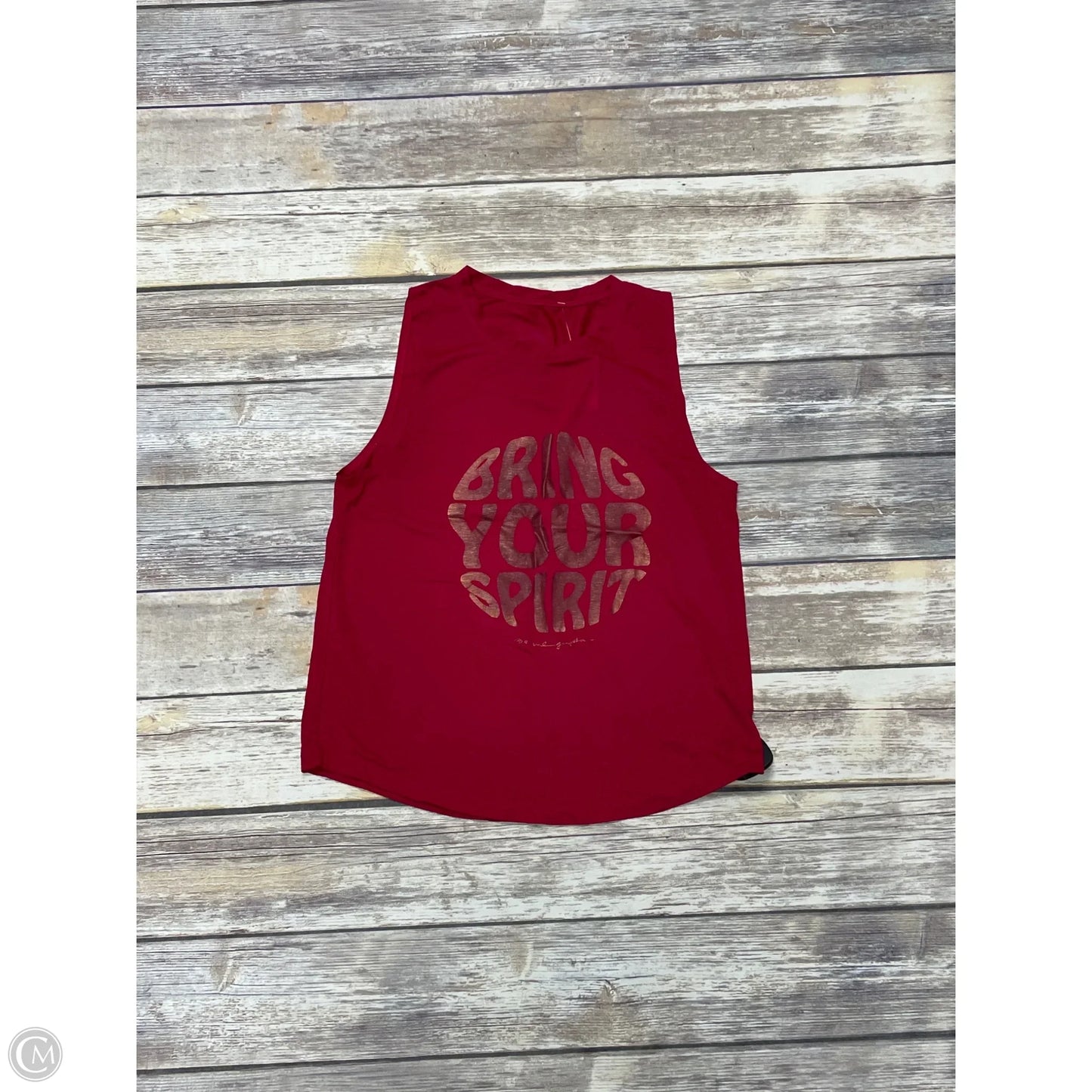 Tank Top By Spiritual Gangster In Red, Size: S