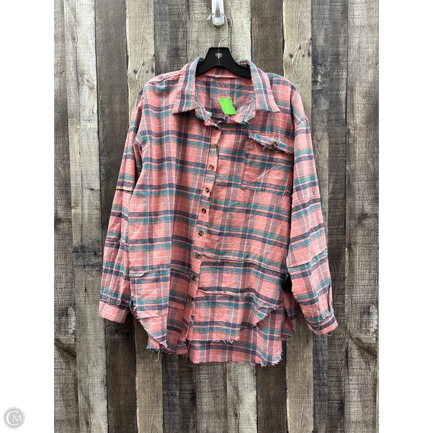 Top Long Sleeve By Cmf In Pink, Size: Xl