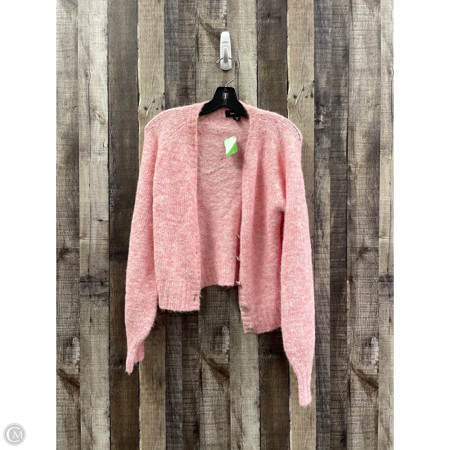 Sweater Cardigan By Karen Kane In Pink, Size: Xs