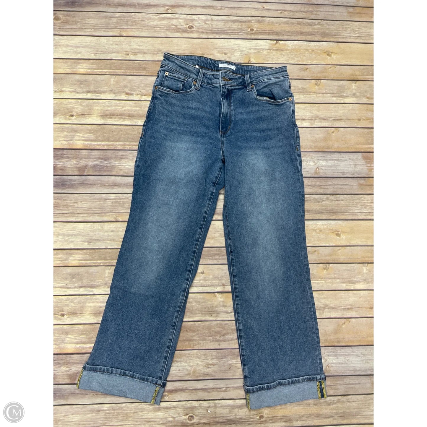 Jeans Straight By Sts Blue In Blue Denim, Size: 8
