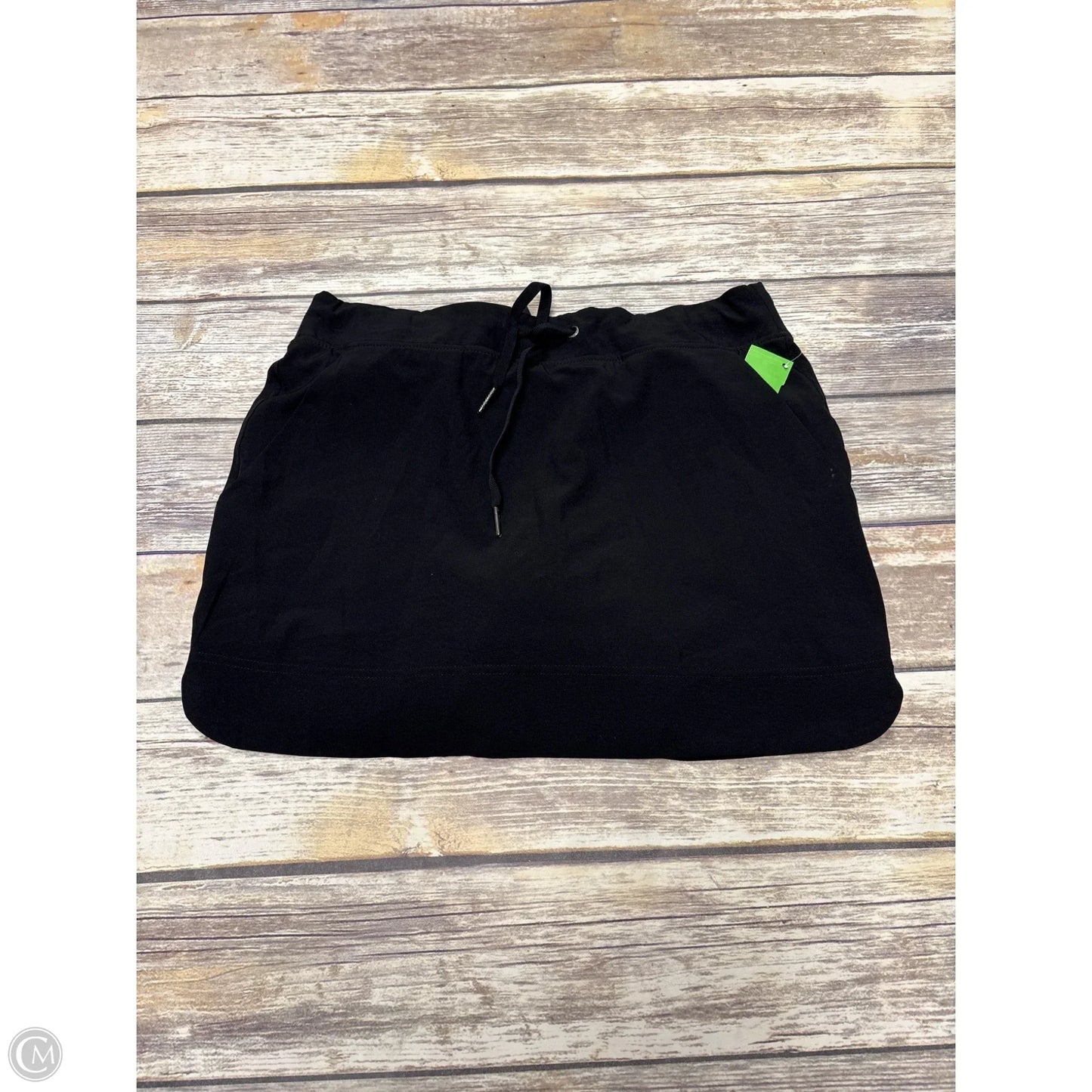 Athletic Skort By Gaiam In Black, Size: S