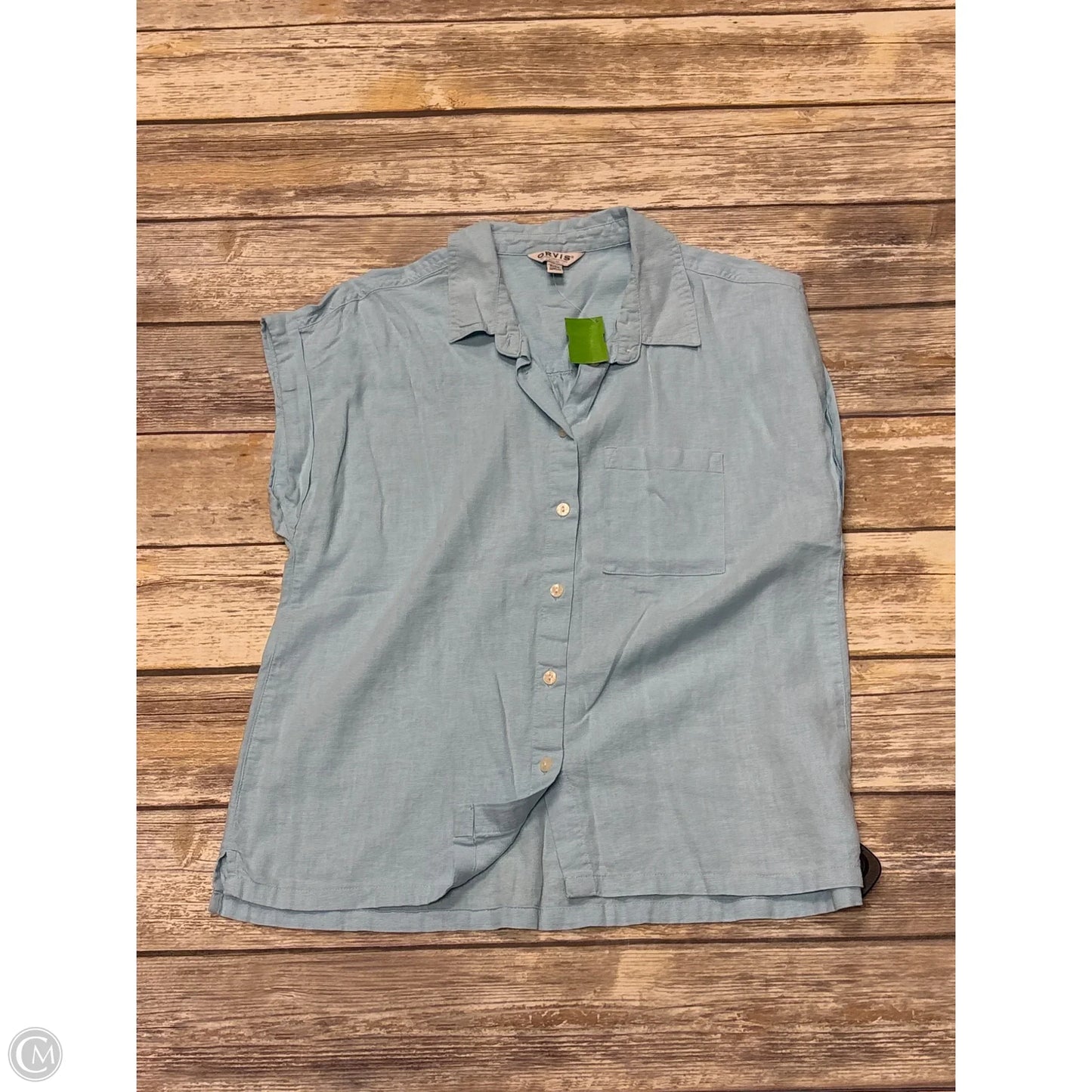 Top Sleeveless By Orvis In Blue, Size: S